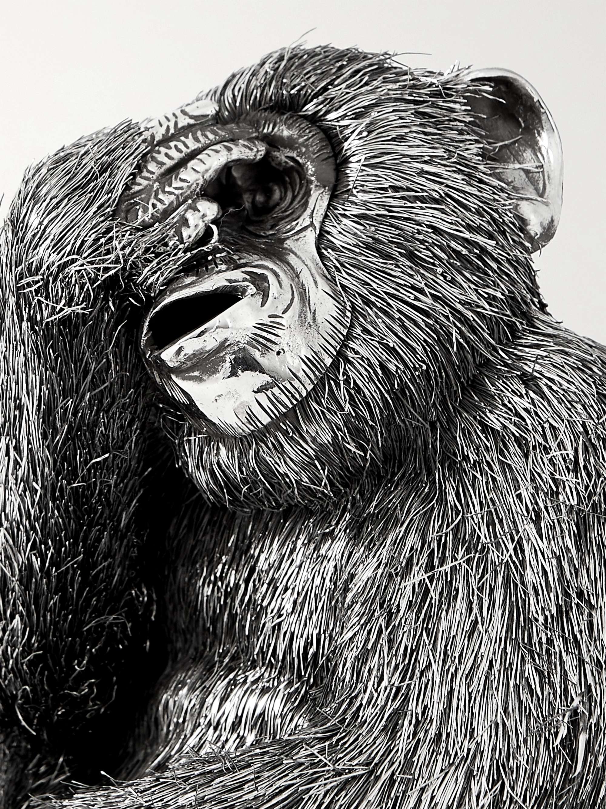 BUCCELLATI See-No-Evil Monkey Silver Ornament