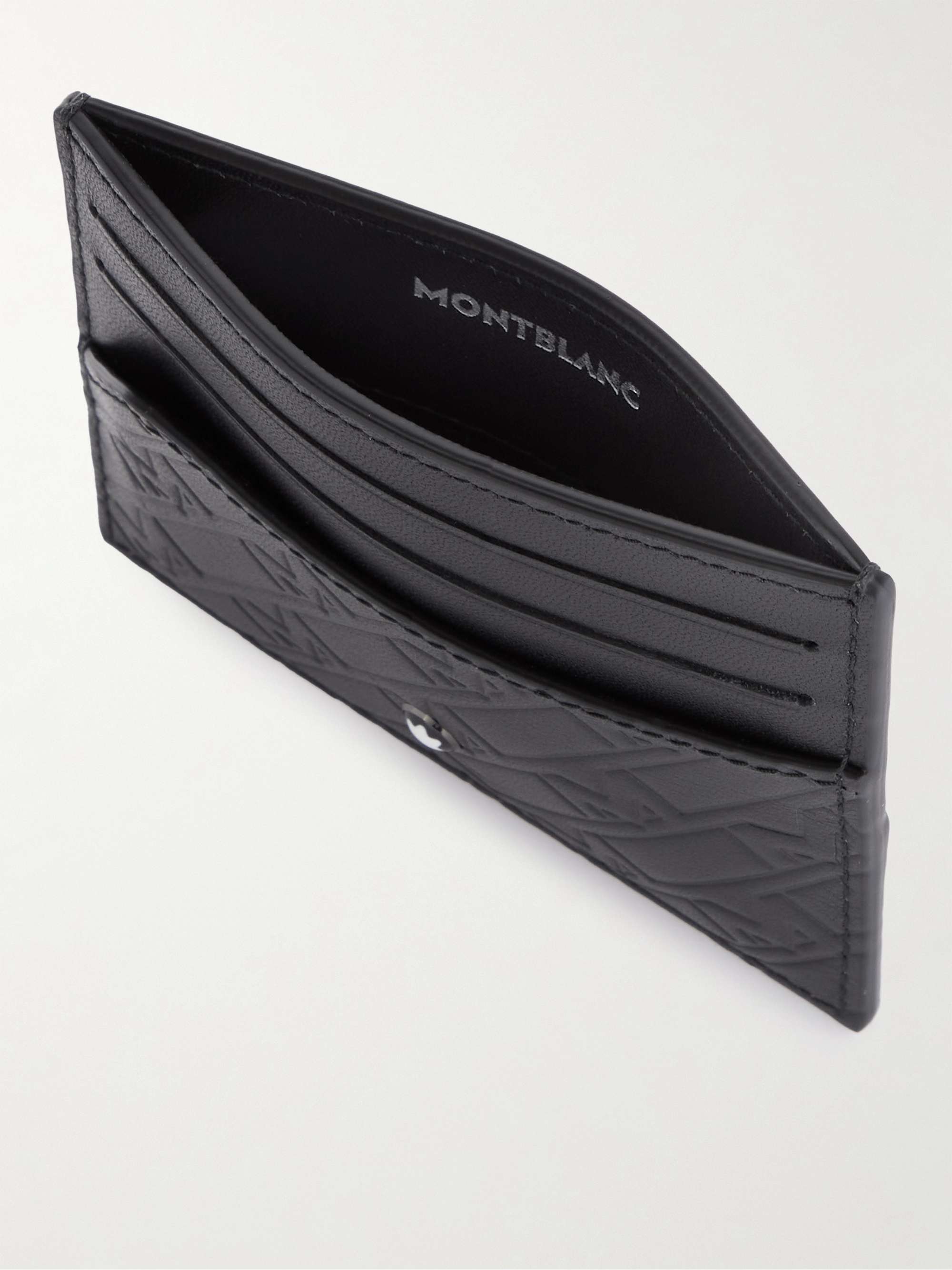 MONTBLANC Logo-Embossed Leather Cardholder
