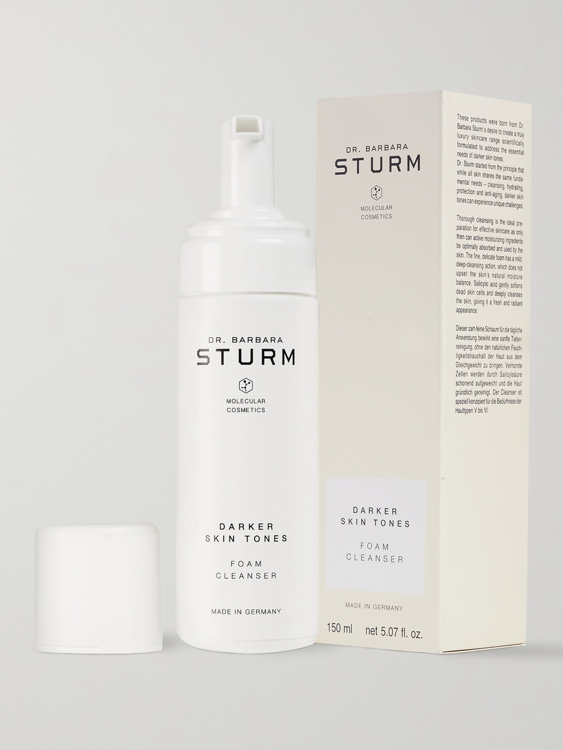 Shop Dr Barbara Sturm Darker Skin Tones Foam Cleanser, 150ml In Colorless