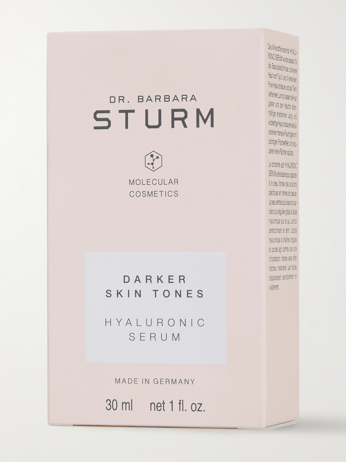 Shop Dr Barbara Sturm Darker Skin Tones Hyaluronic Serum, 30ml In Colorless