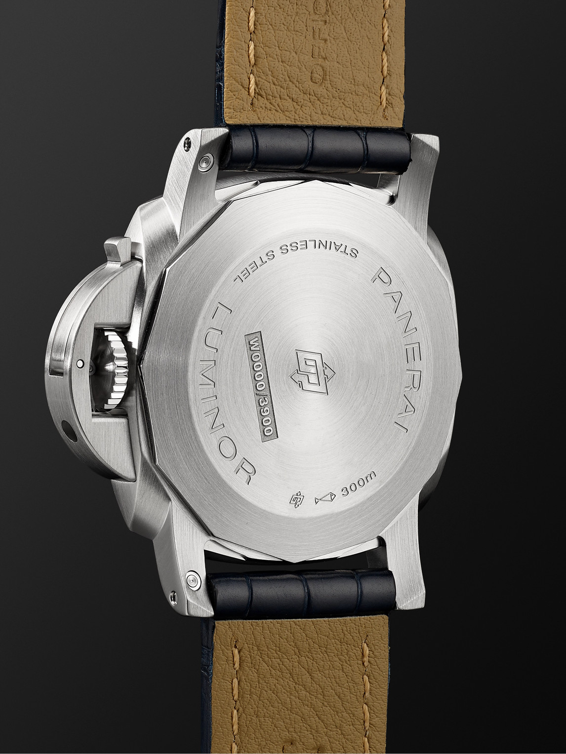  Panerai - Luminor Marina Automatic 44mm Stainless Steel And Alligator Watch, Ref. No. Pam01313 - Men - Blue 