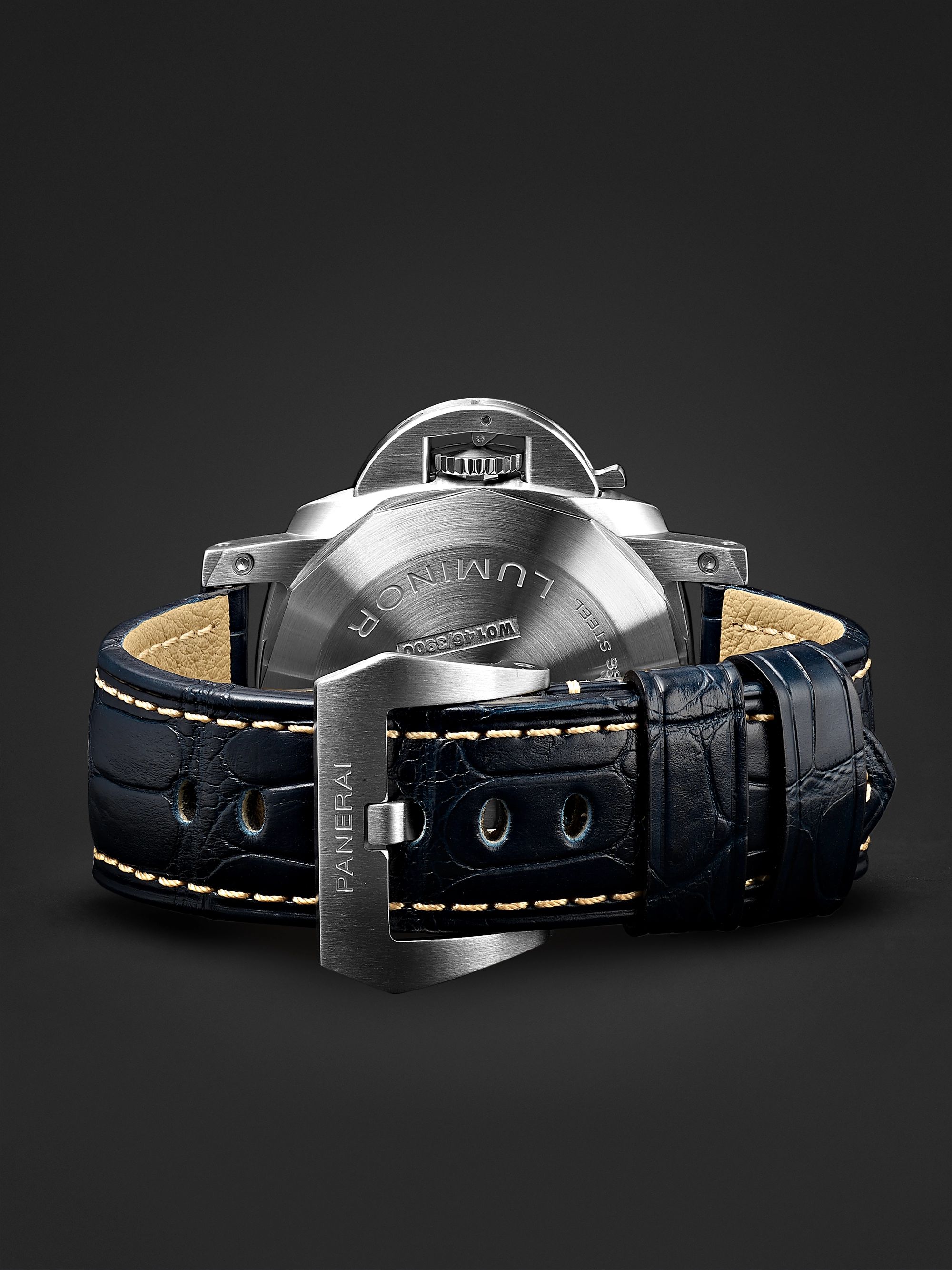 PANERAI Luminor Marina Automatic 44mm Stainless Steel and Alligator Watch, Ref. No. PAM01313