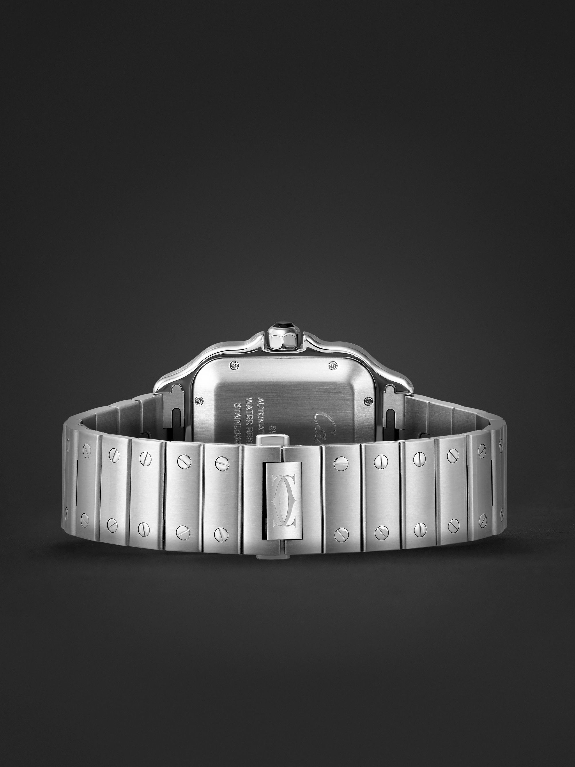 CARTIER Santos de Cartier Automatic 39.8mm Steel Watch, Ref. No. WSSA0037
