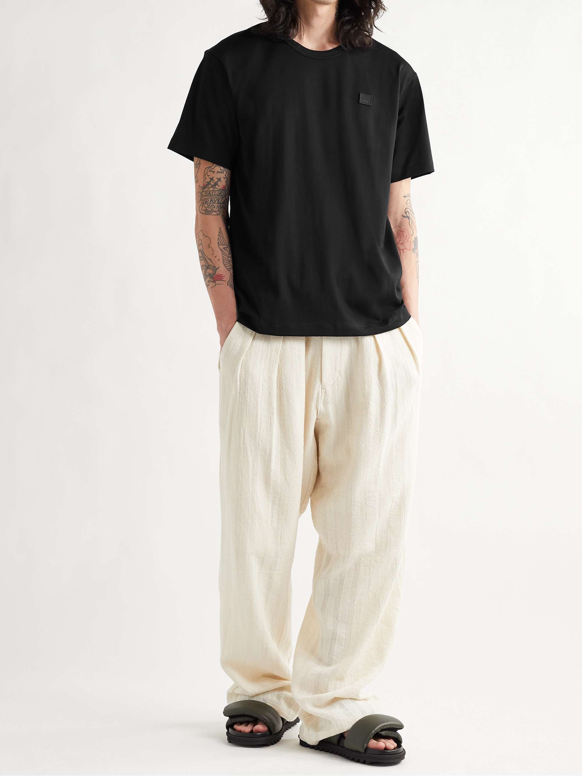 ACNE STUDIOS Nash Logo-Appliquéd Cotton-Jersey T-Shirt