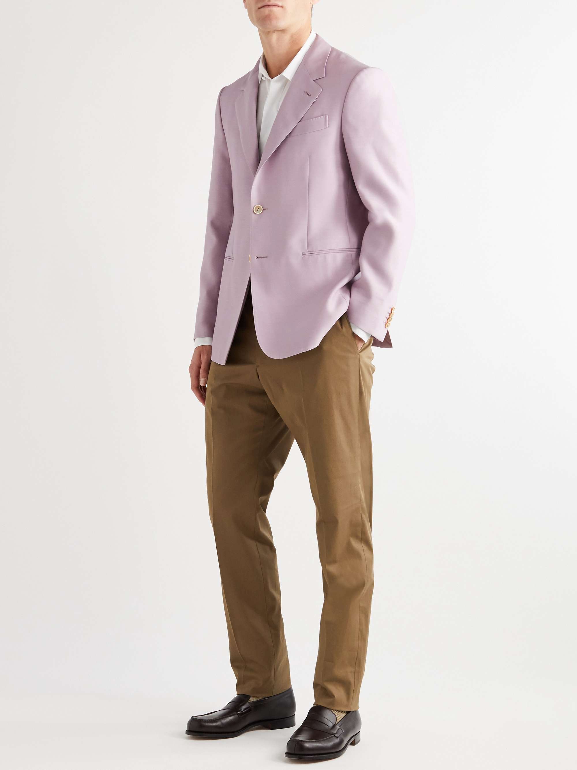 CARUSO Macbeth Wool and Silk-Blend Blazer