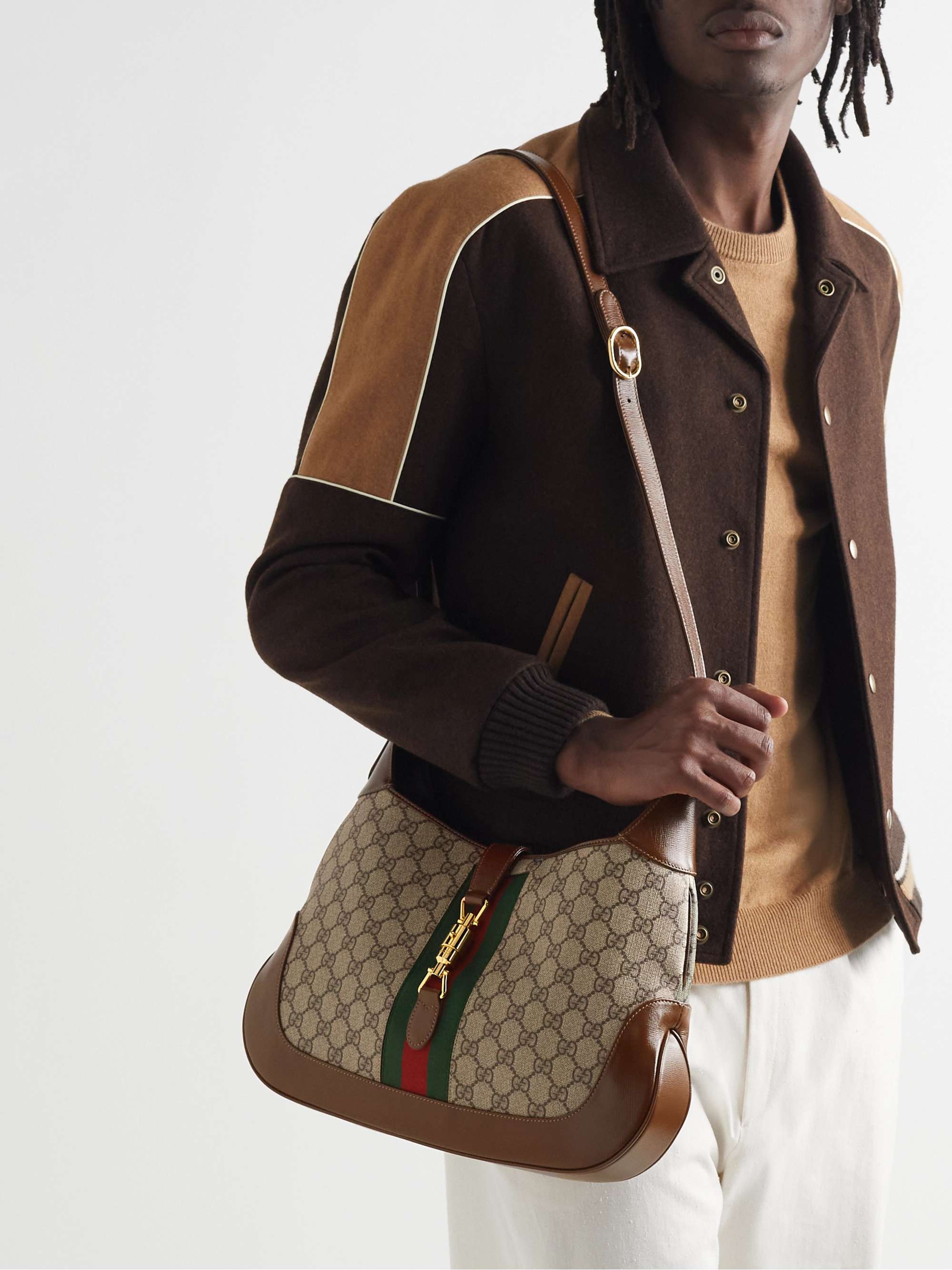 Brown Gucci Jackie Shoulder Bag