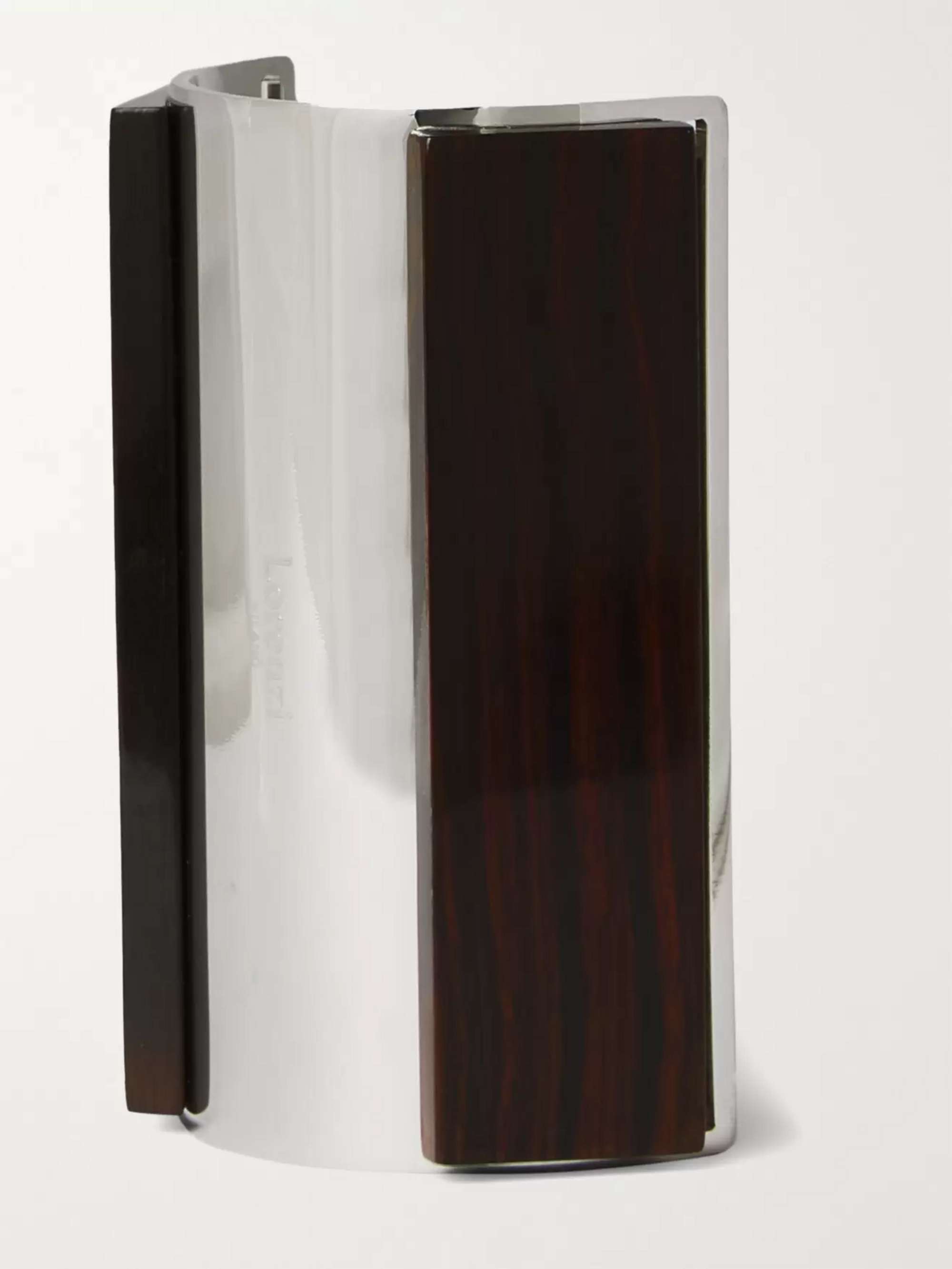 LORENZI MILANO Ebony and Stainless Steel Parmesan Grater