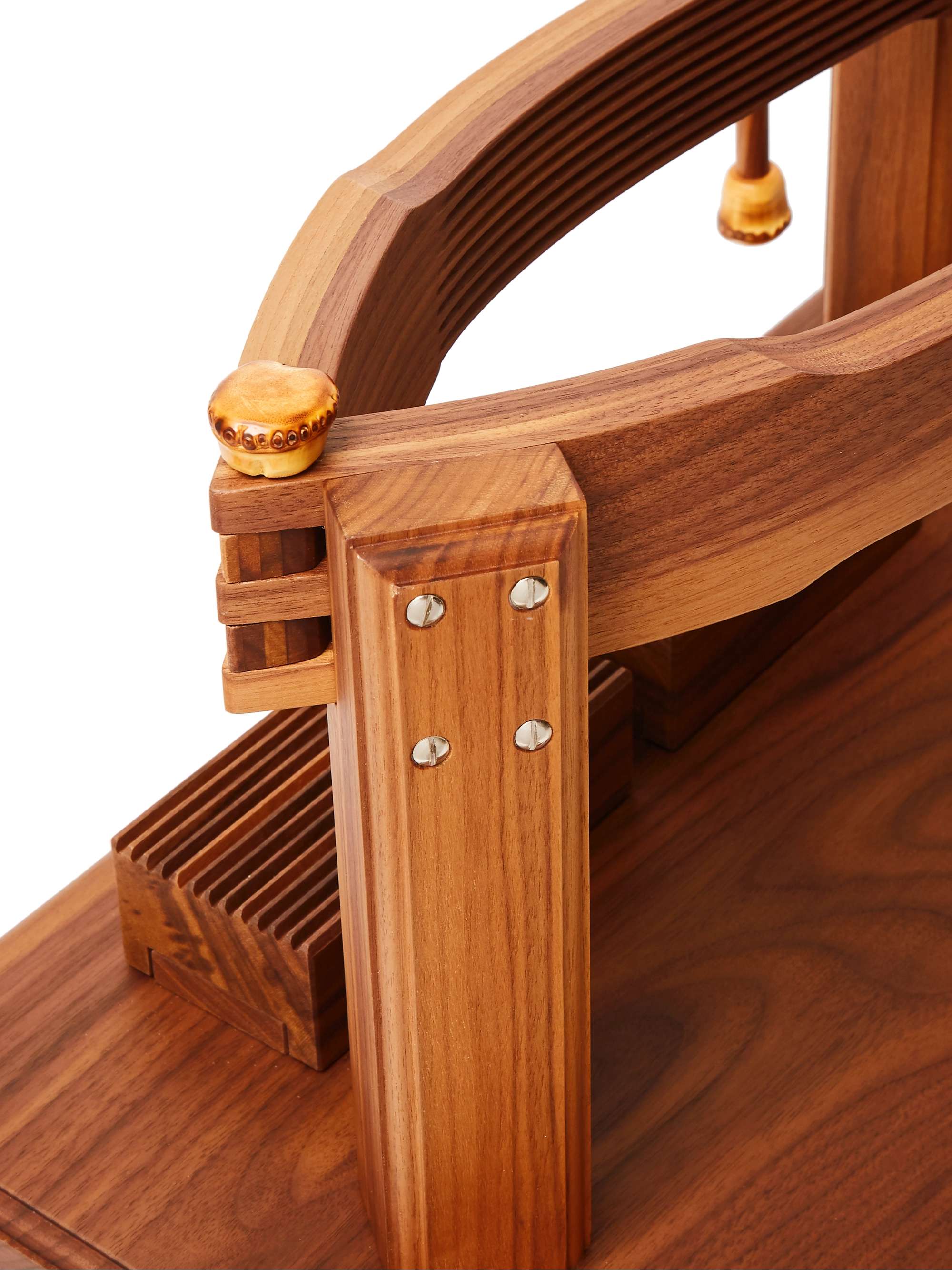 LORENZI MILANO Wood Ham Holder