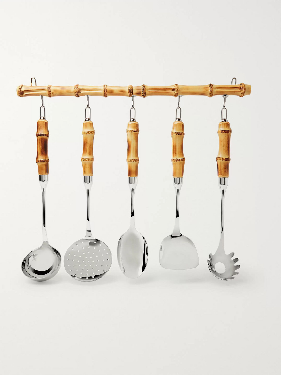 Lorenzi Milano Stainless Steel and Bamboo Cookware Set - Men