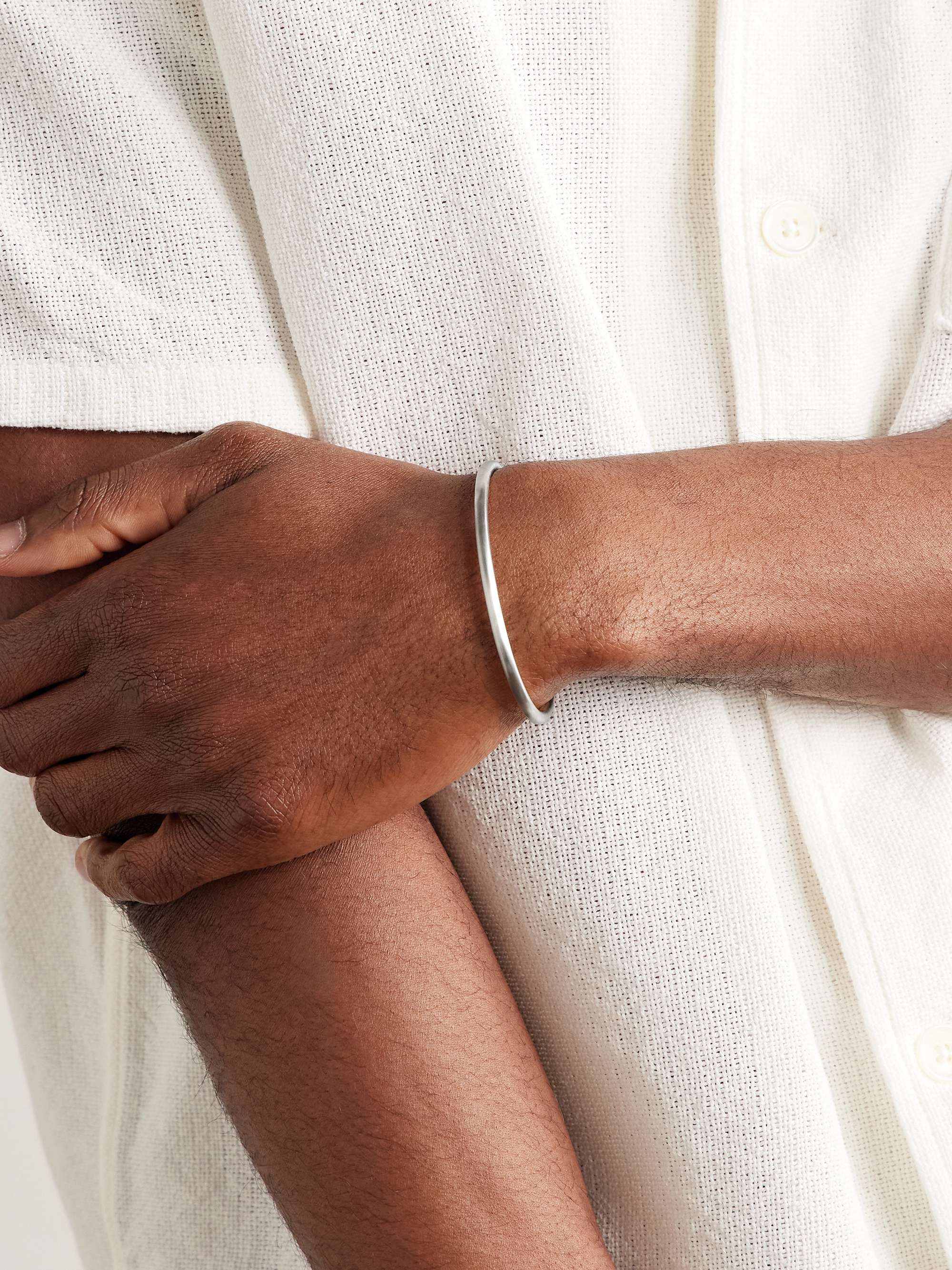 LE GRAMME Le 15 Brushed Sterling Silver Cuff