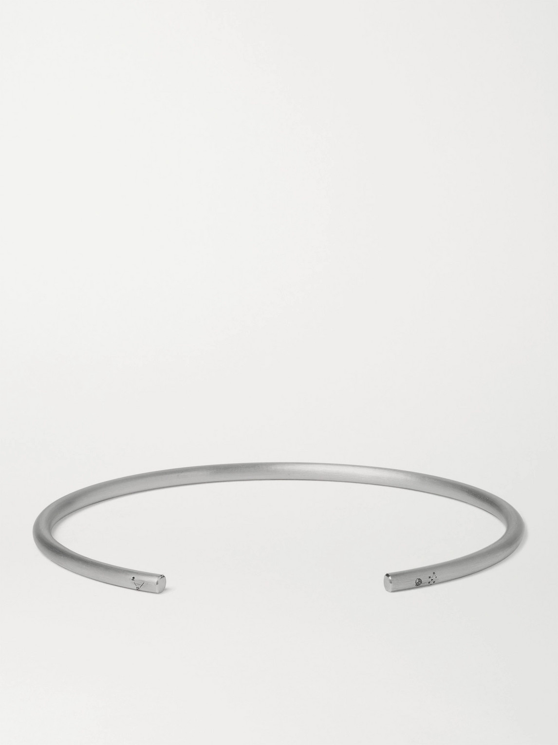 Le Gramme Le 7 Brushed Sterling Silver Cuff In Silver