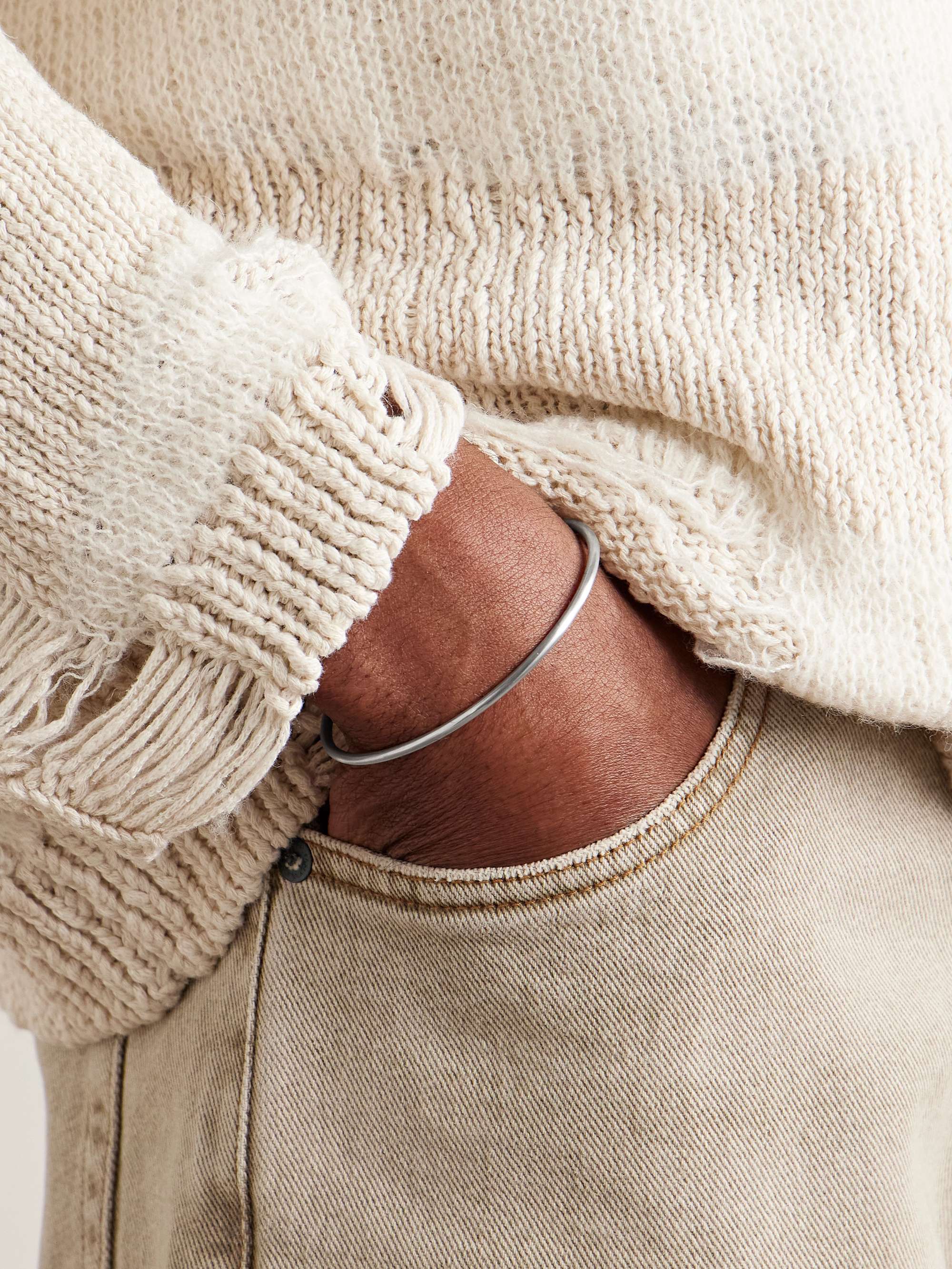 LE GRAMME Le 7 Brushed Sterling Silver Cuff