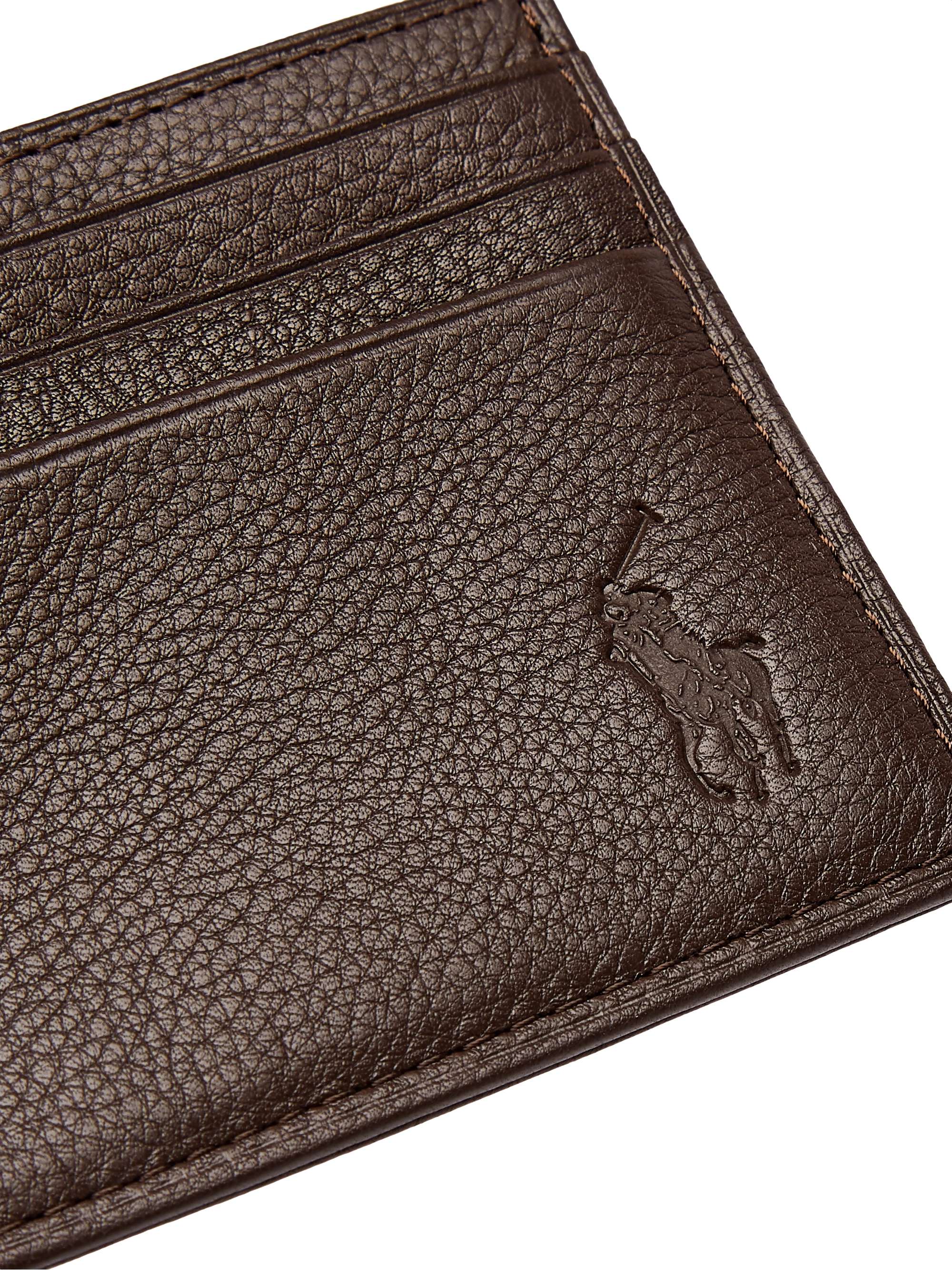 POLO RALPH LAUREN Full-Grain Leather Cardholder