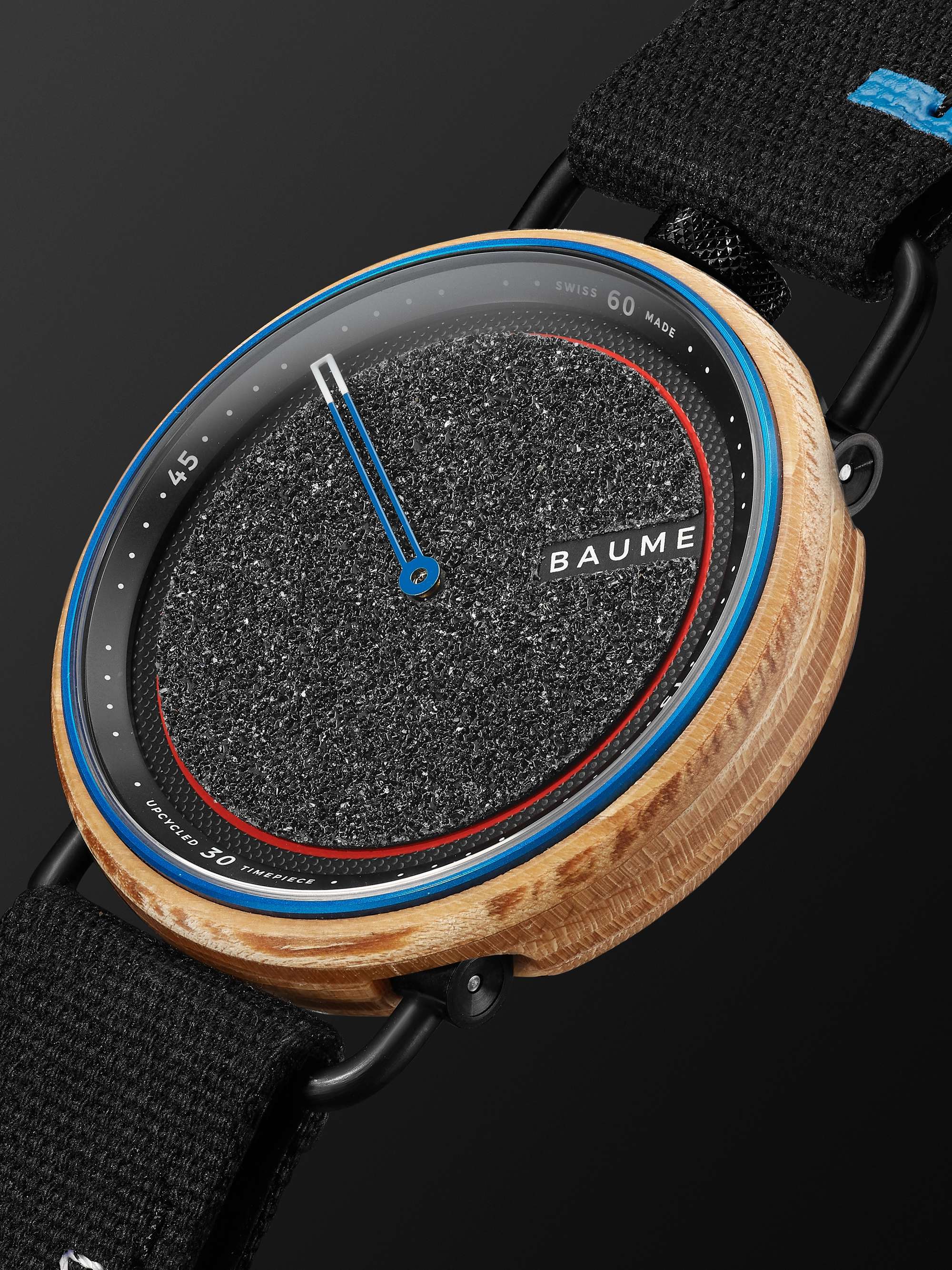 BAUME Baume Skate Automatic 42.4mm Aluminium, Wood and Webbing Watch, Ref. No. M0A10653