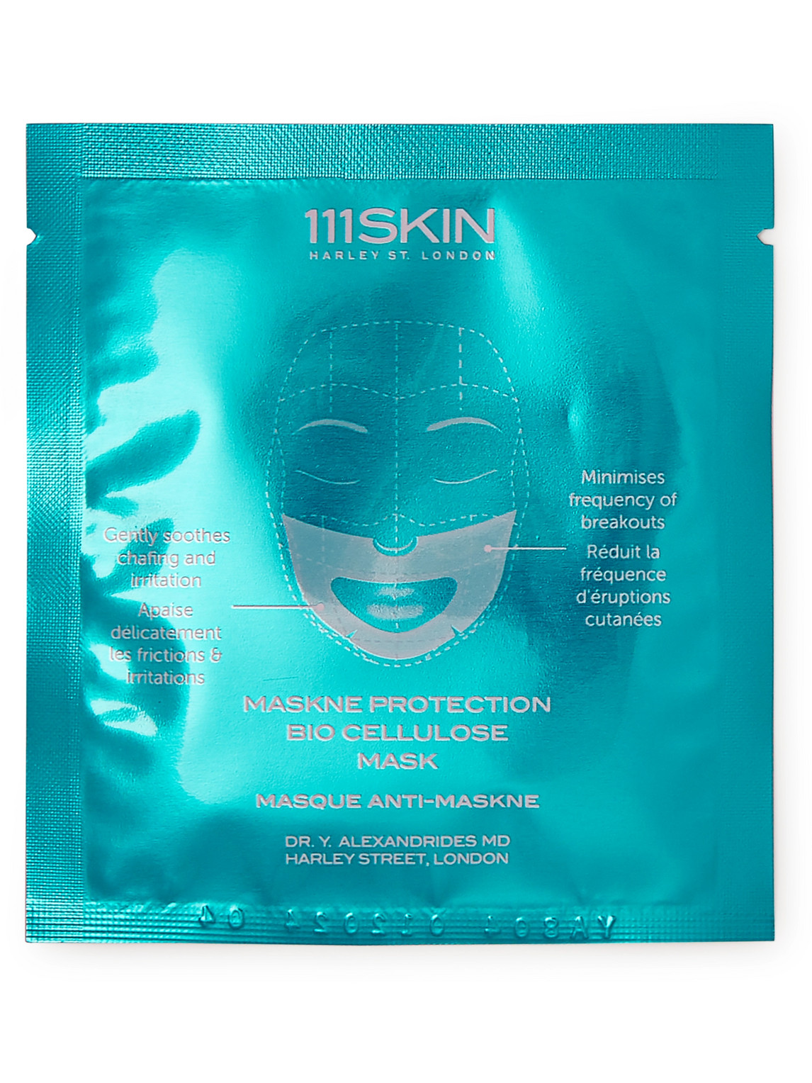 111skin Maskne Protection Bio-cellulose Mask, 5 X 10ml In Colorless