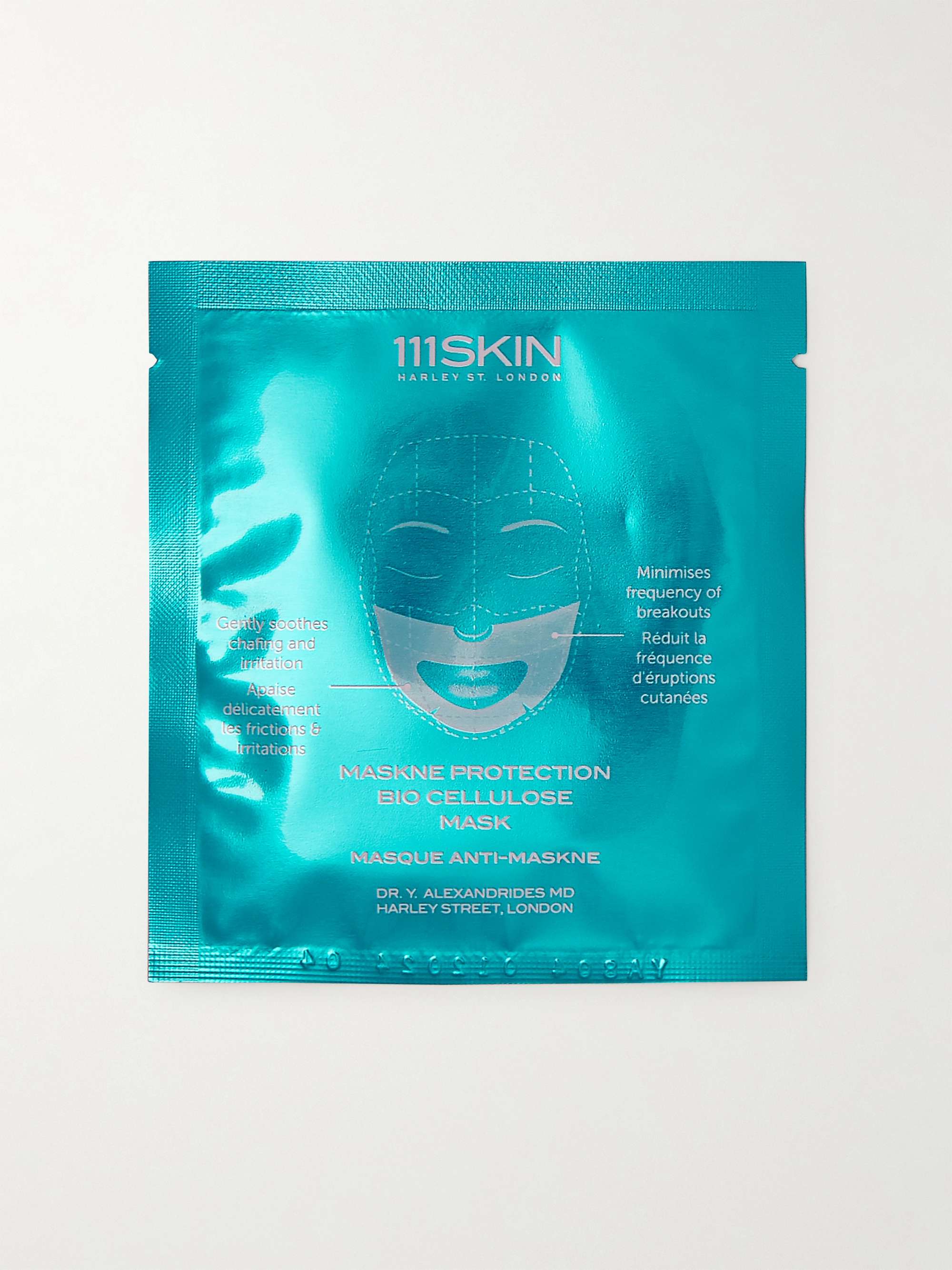 111SKIN Maskne Protection Bio-Cellulose Mask, 5 x 10ml