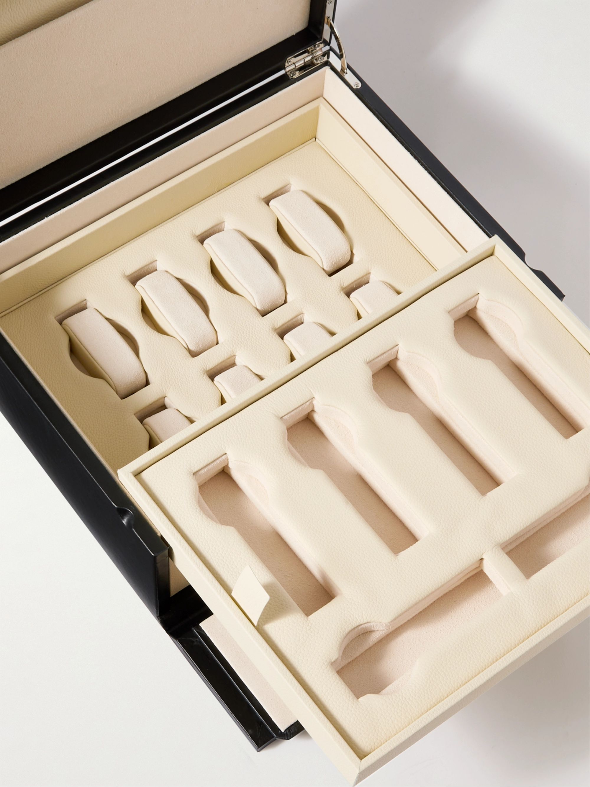 PINEIDER Passion Leather and Plywood Watch Box