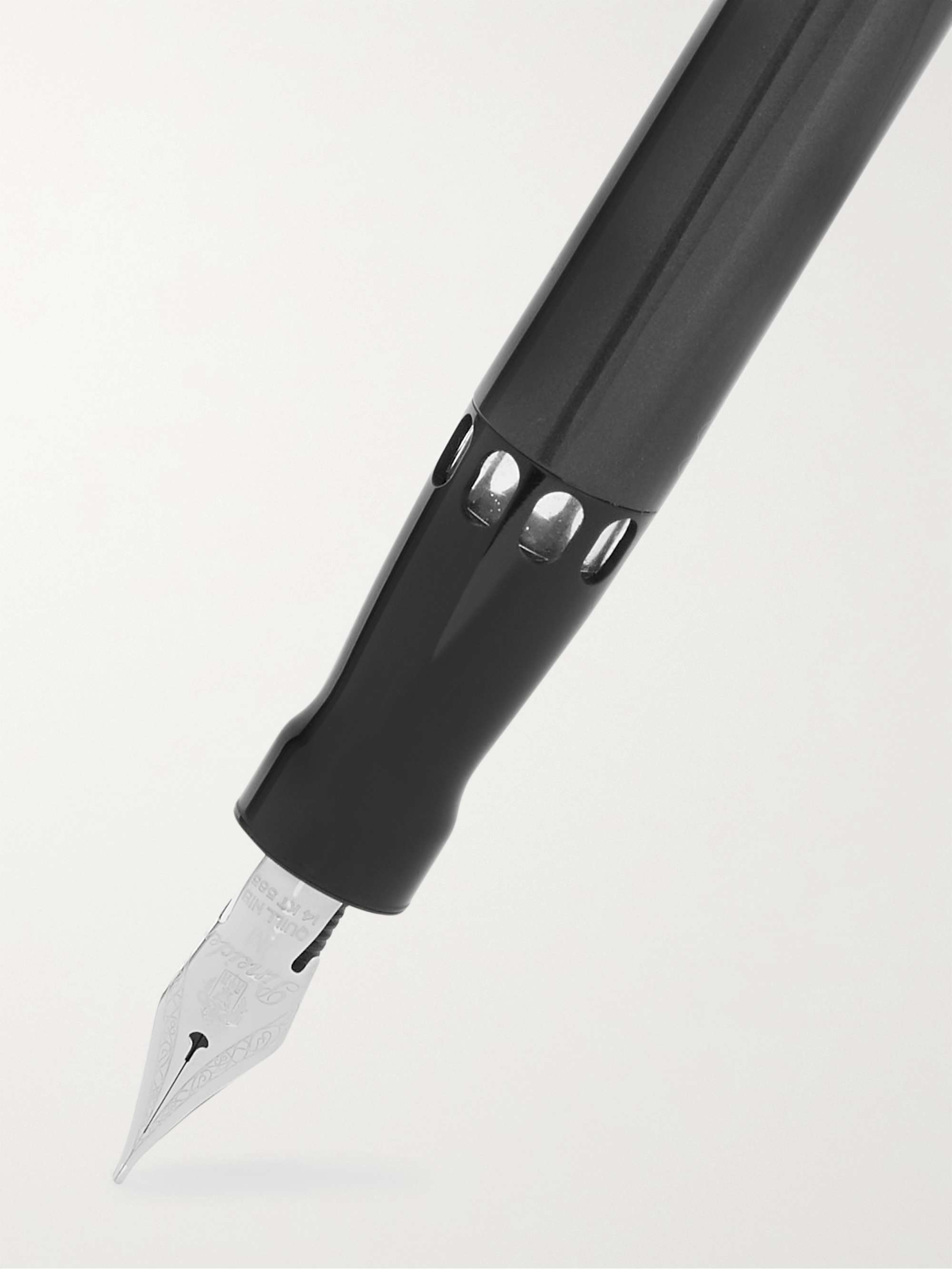PINEIDER UltraResin and 14-Karat White Gold Fountain Pen