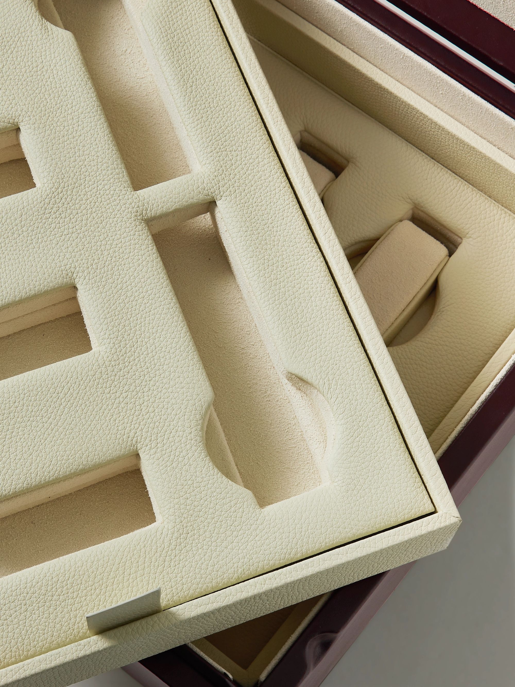 PINEIDER Passion Leather and Plywood Watch Box