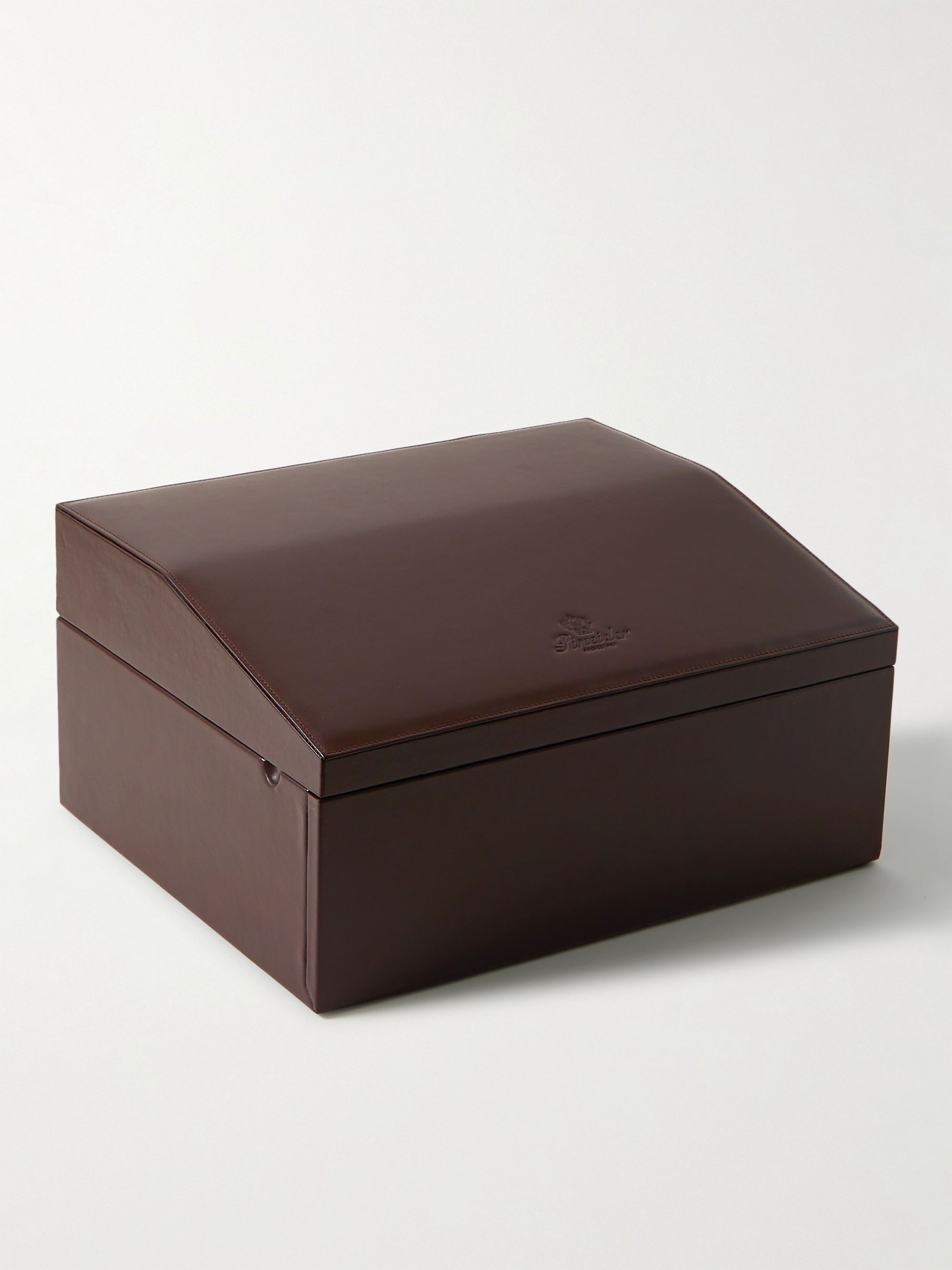 PINEIDER Passion Leather and Plywood Watch Box