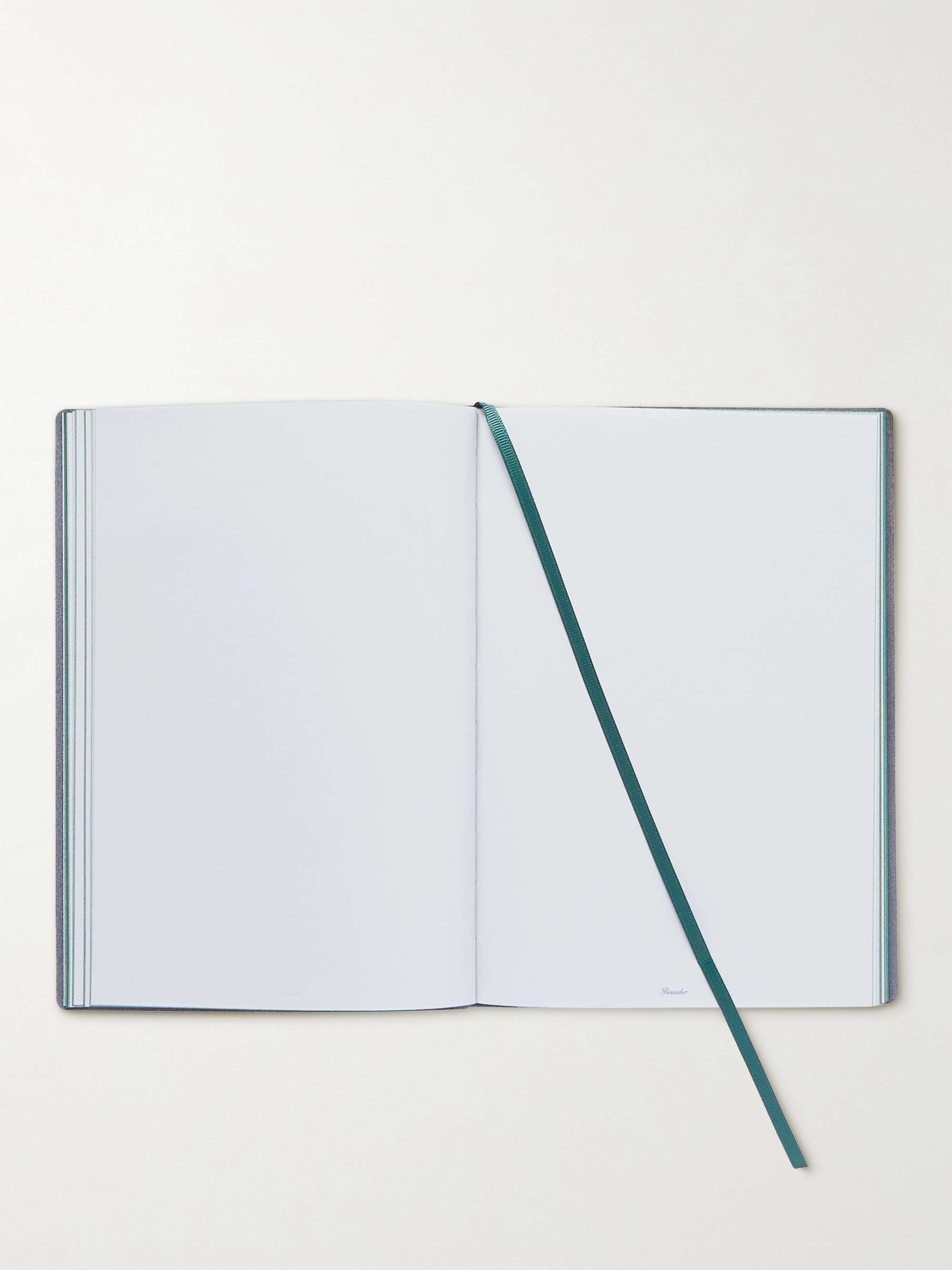 PINEIDER Blues Notes Printed Leather Notebook