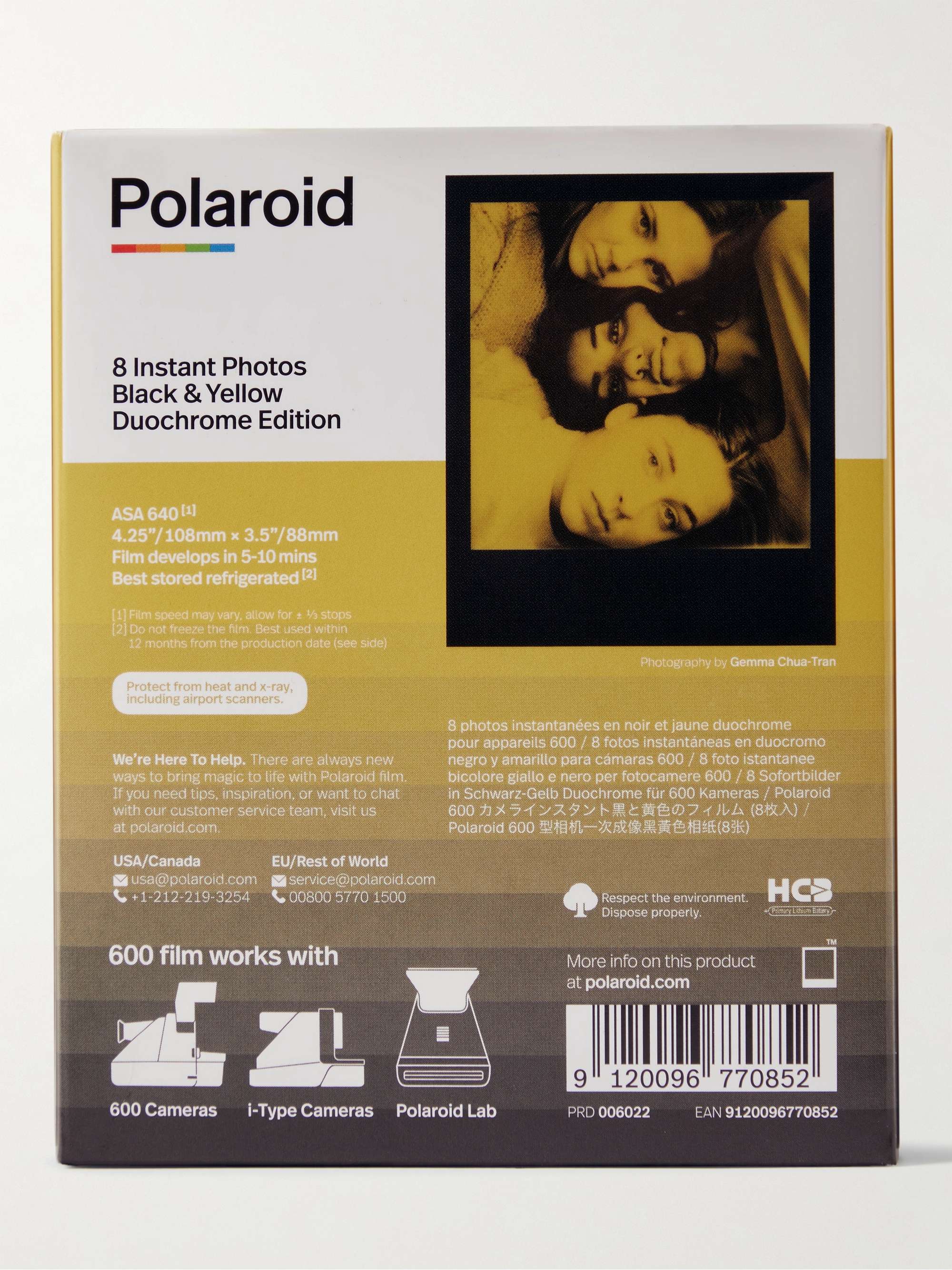 POLAROID Duochrome Black & Yellow Instant Film
