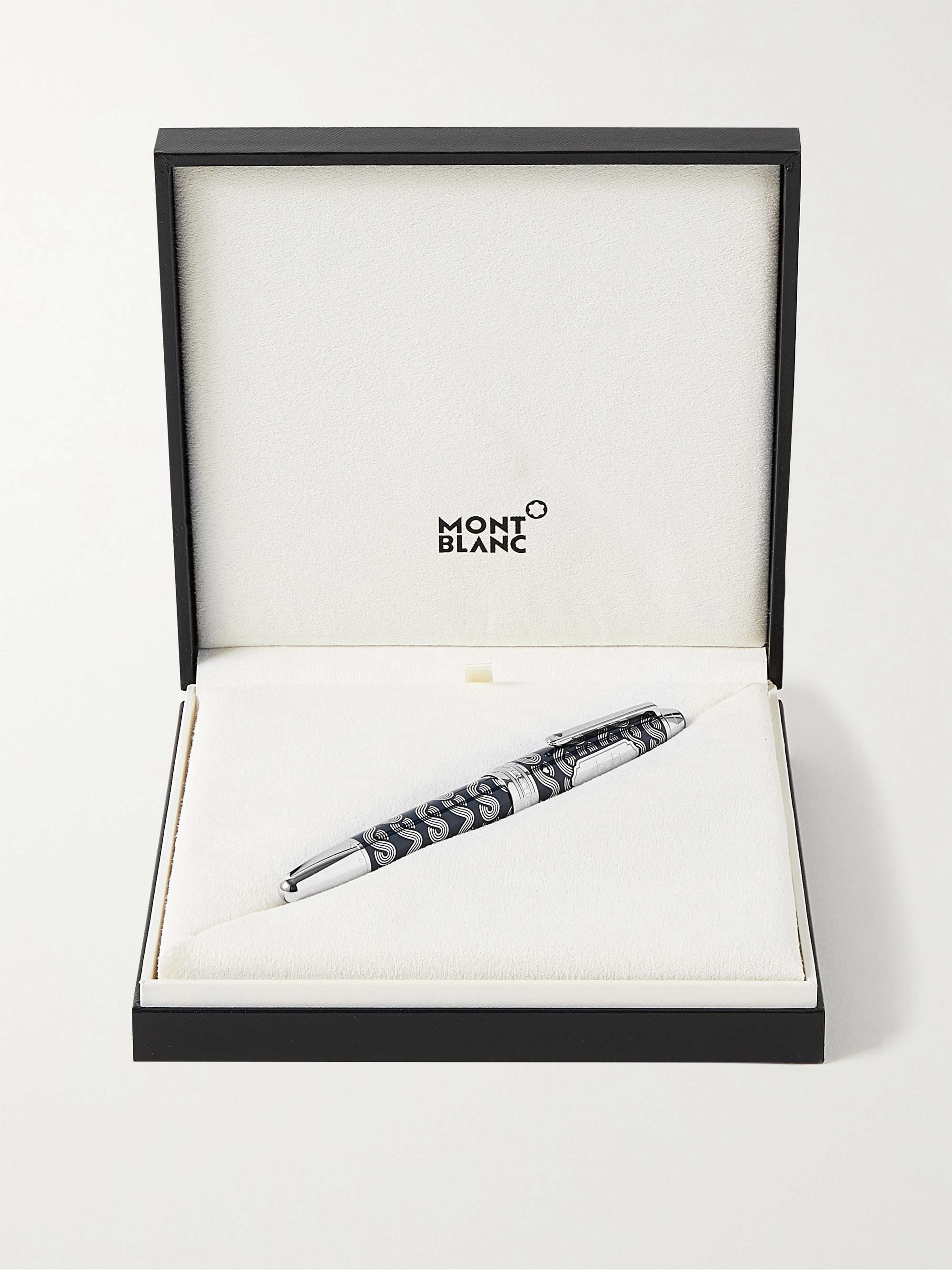 MONTBLANC Meisterstück LeGrand Traveller Resin and Gold- and Platinum-Plated Fountain Pen