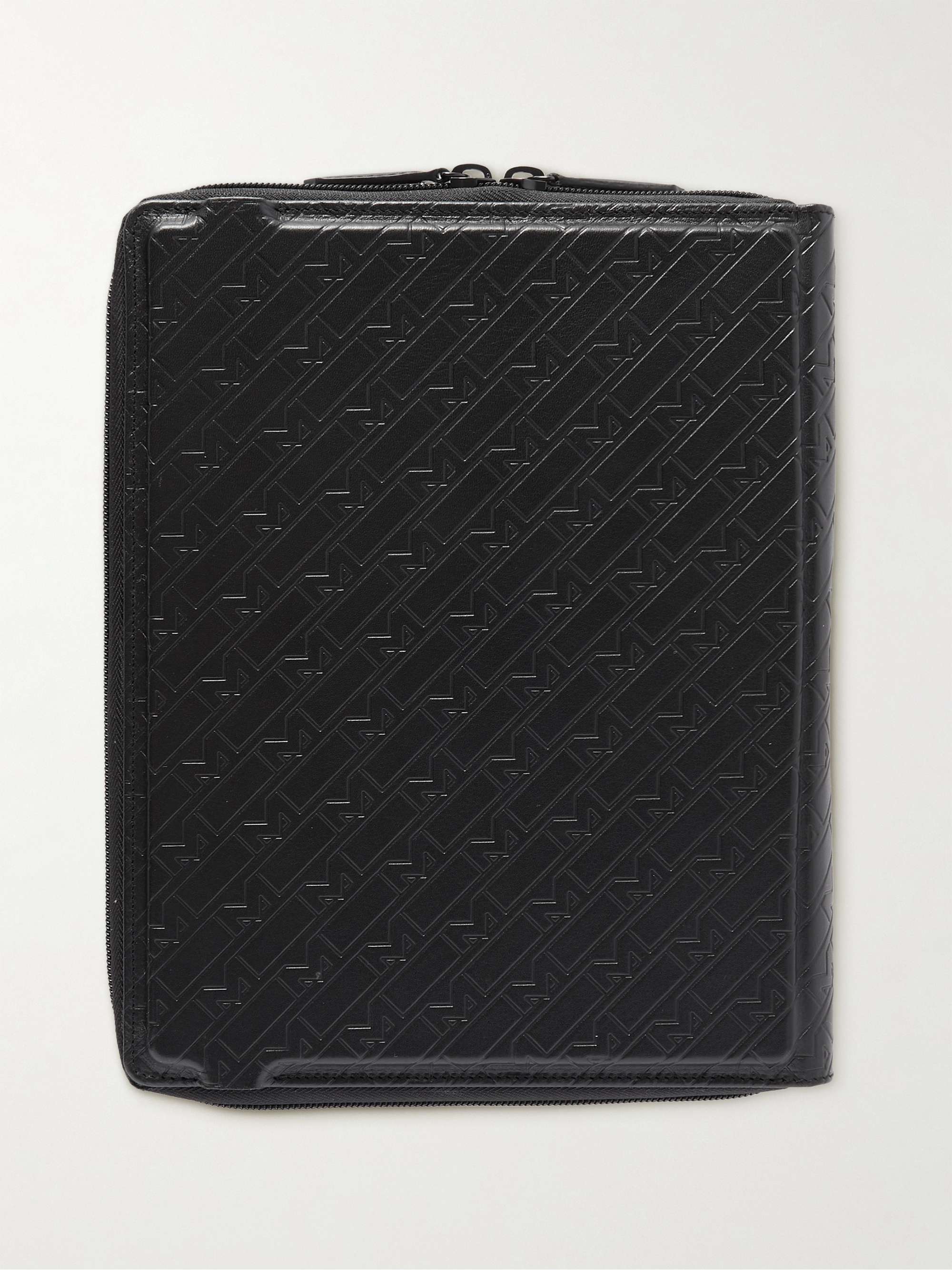 MONTBLANC Augmented Paper Logo-Embossed Leather Notebook and Pen Set