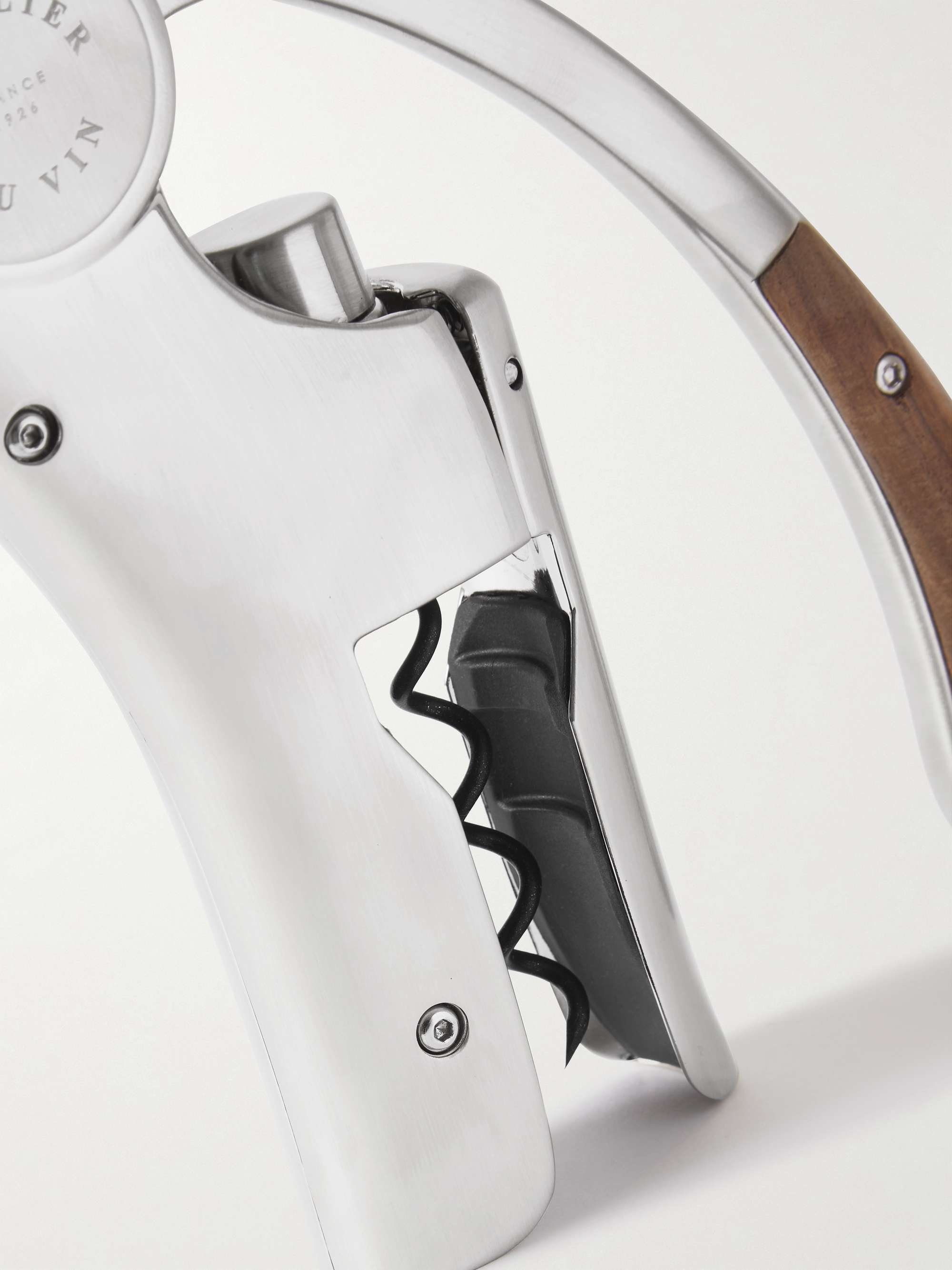 L'ATELIER DU VIN Oeno Motion Tresor Stainless Steel and Walnut Lever Corkscrew