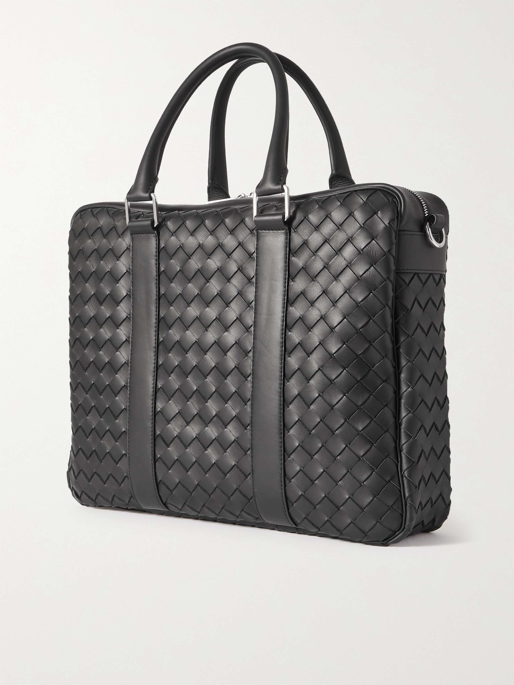 BOTTEGA VENETA Intrecciato Leather Briefcase