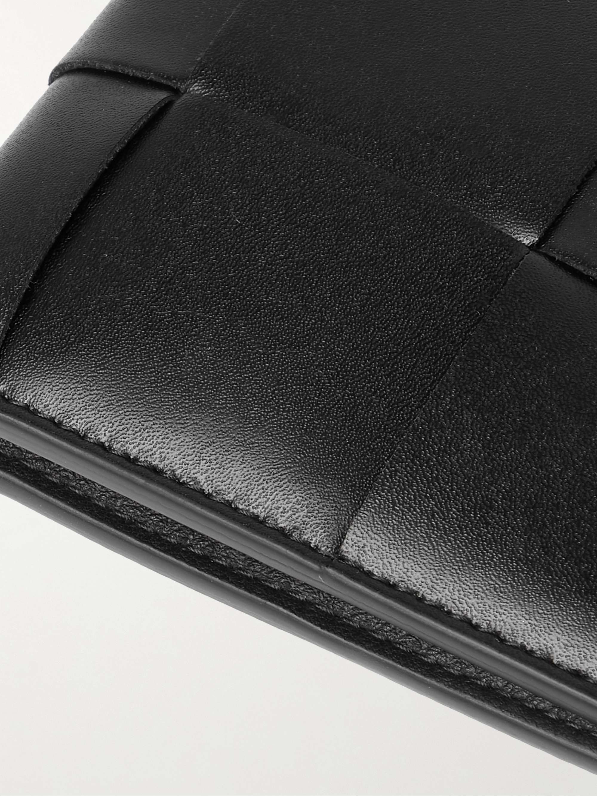 BOTTEGA VENETA Cassette Intrecciato Leather Billfold Wallet