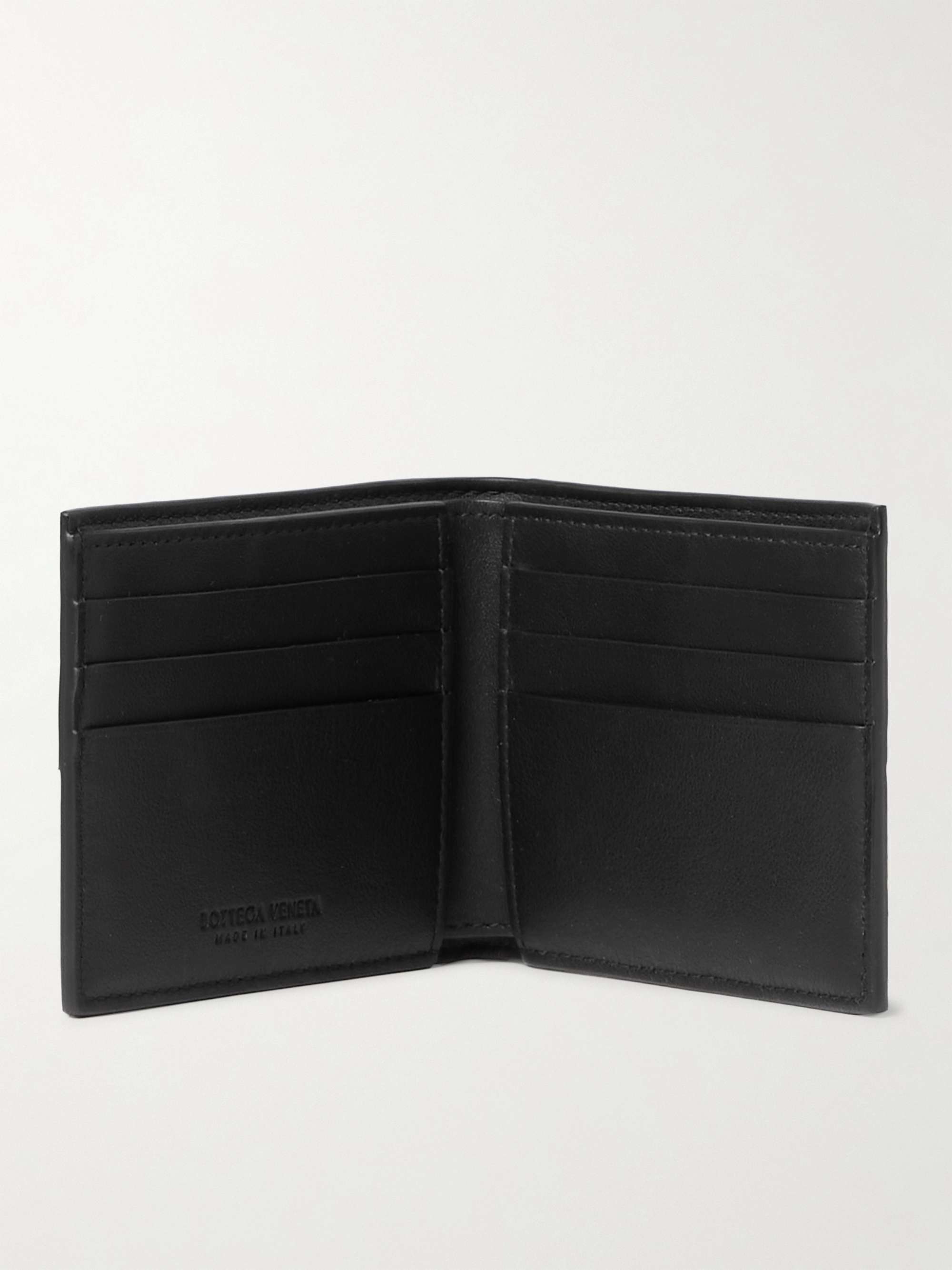 BOTTEGA VENETA Cassette Intrecciato Leather Billfold Wallet