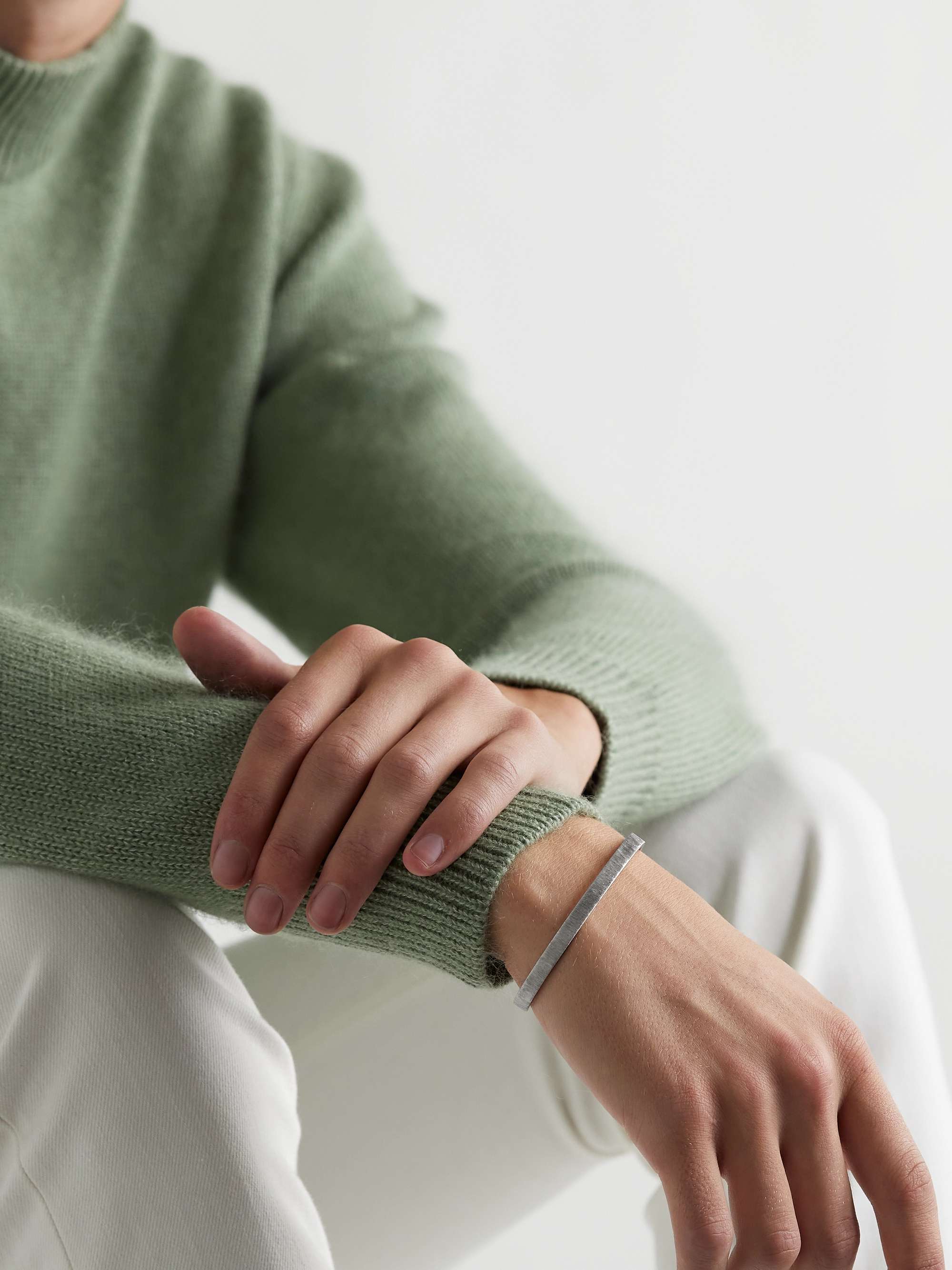 BUCCELLATI Macri White Gold Cuff