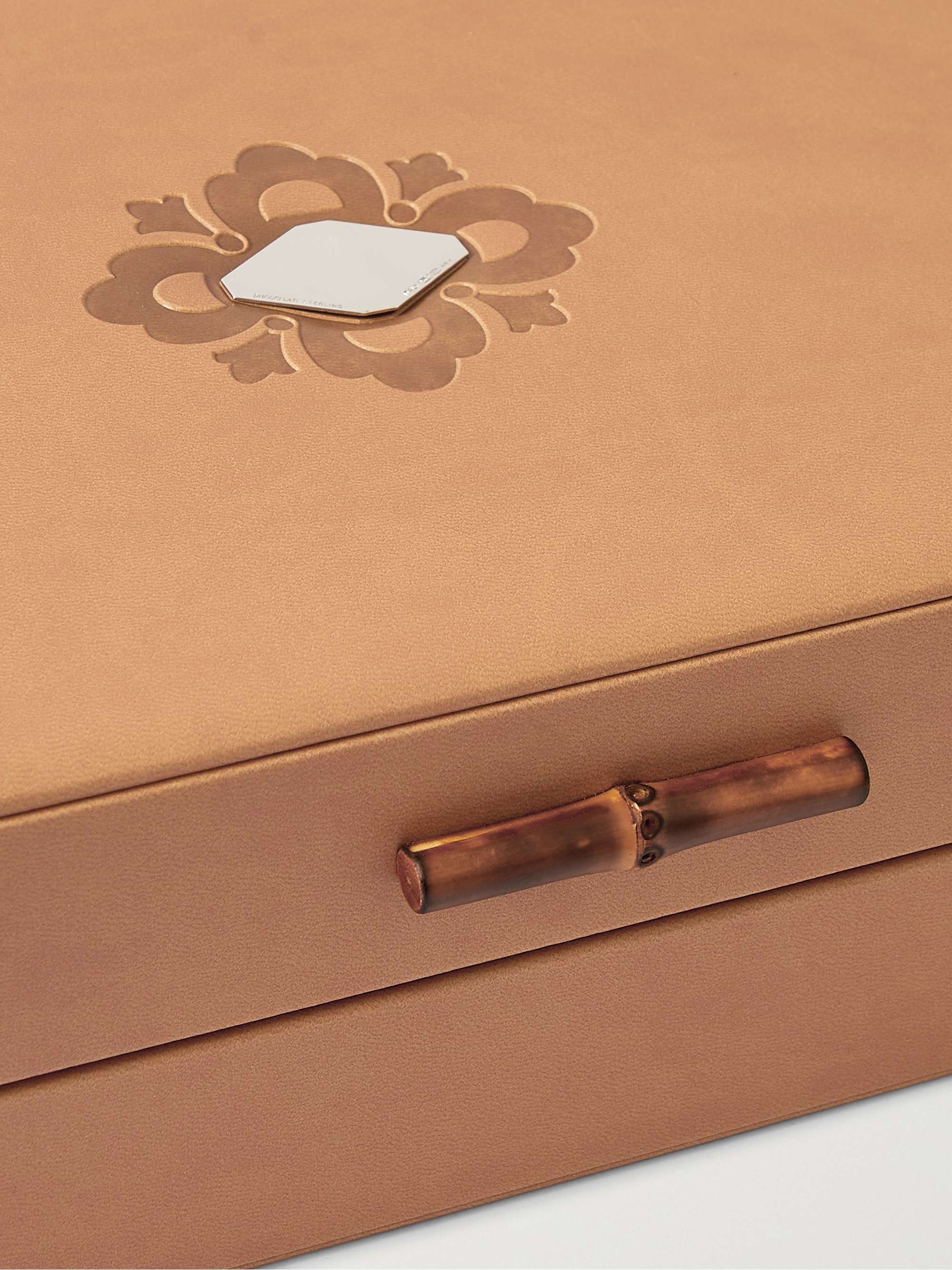 BUCCELLATI Tahiti Sterling Silver and Bamboo Cutlery Set