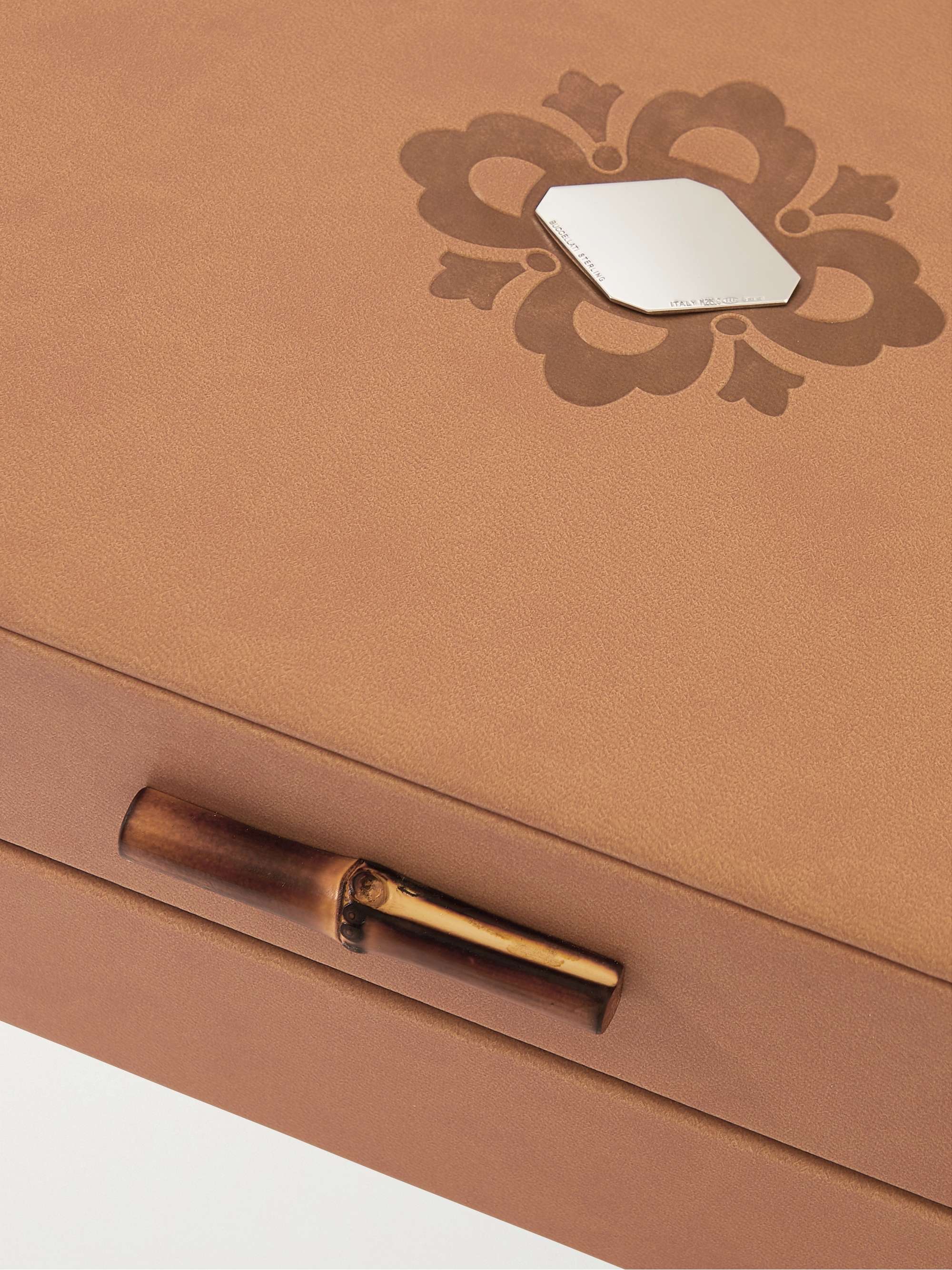 BUCCELLATI Tahiti Sterling Silver and Bamboo Cutlery Set