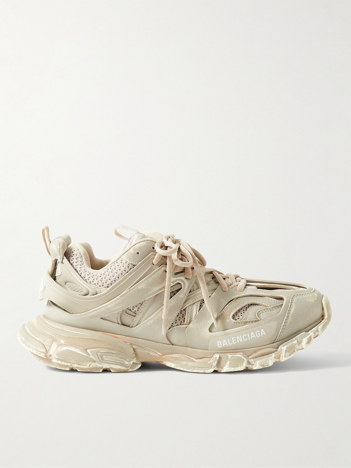 Balenciaga Track Faded Nylon, Mesh and Rubber Sneakers - Men
