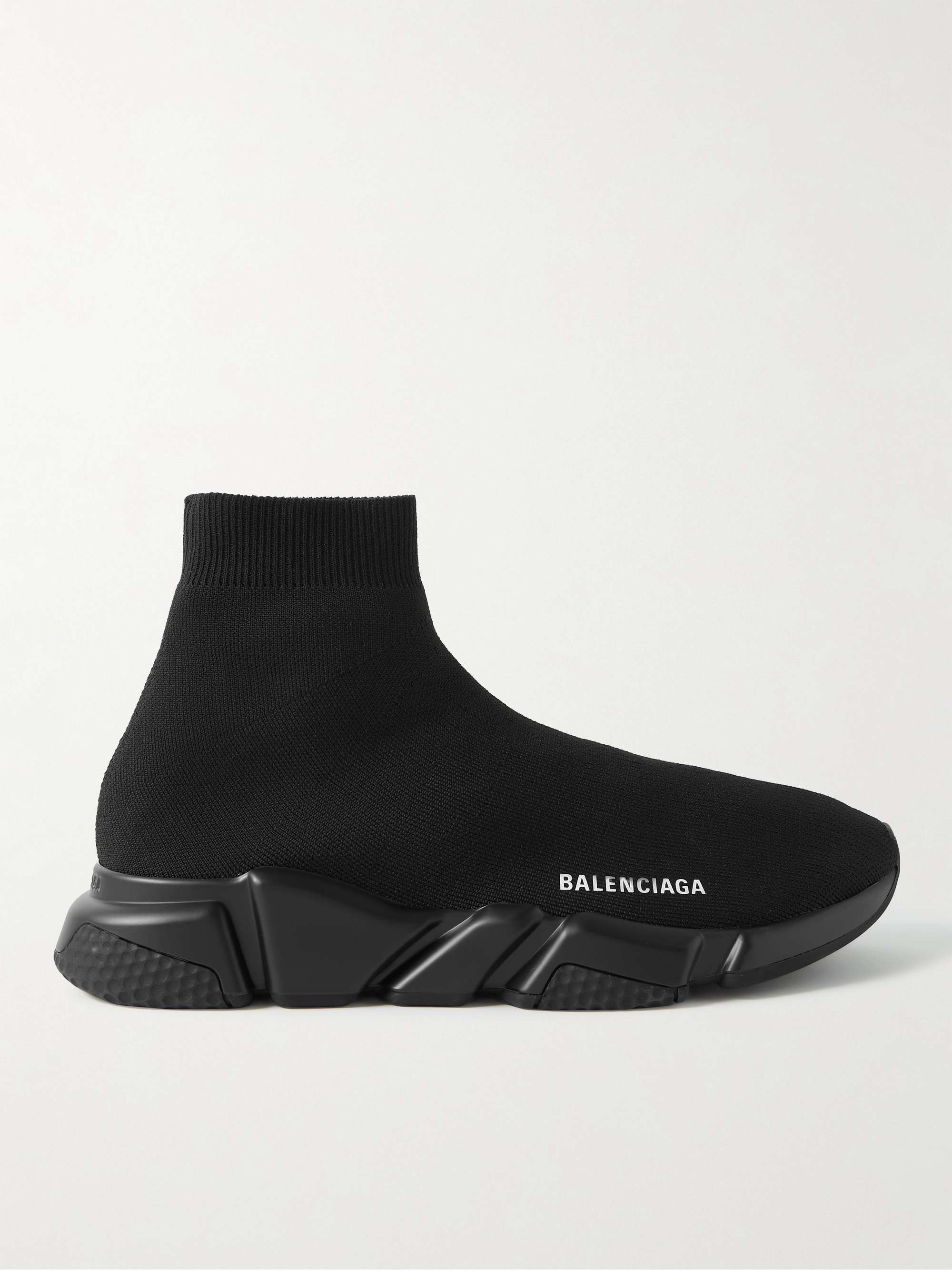 BALENCIAGA Speed Stretch-Knit Slip-On Sneakers for Men | MR PORTER