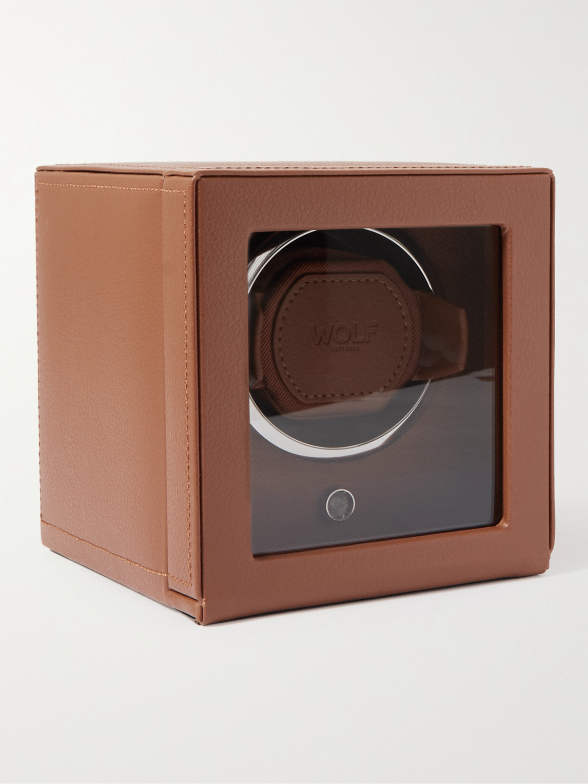 Cub Full-Grain Vegan Single Watch Winder with Cover