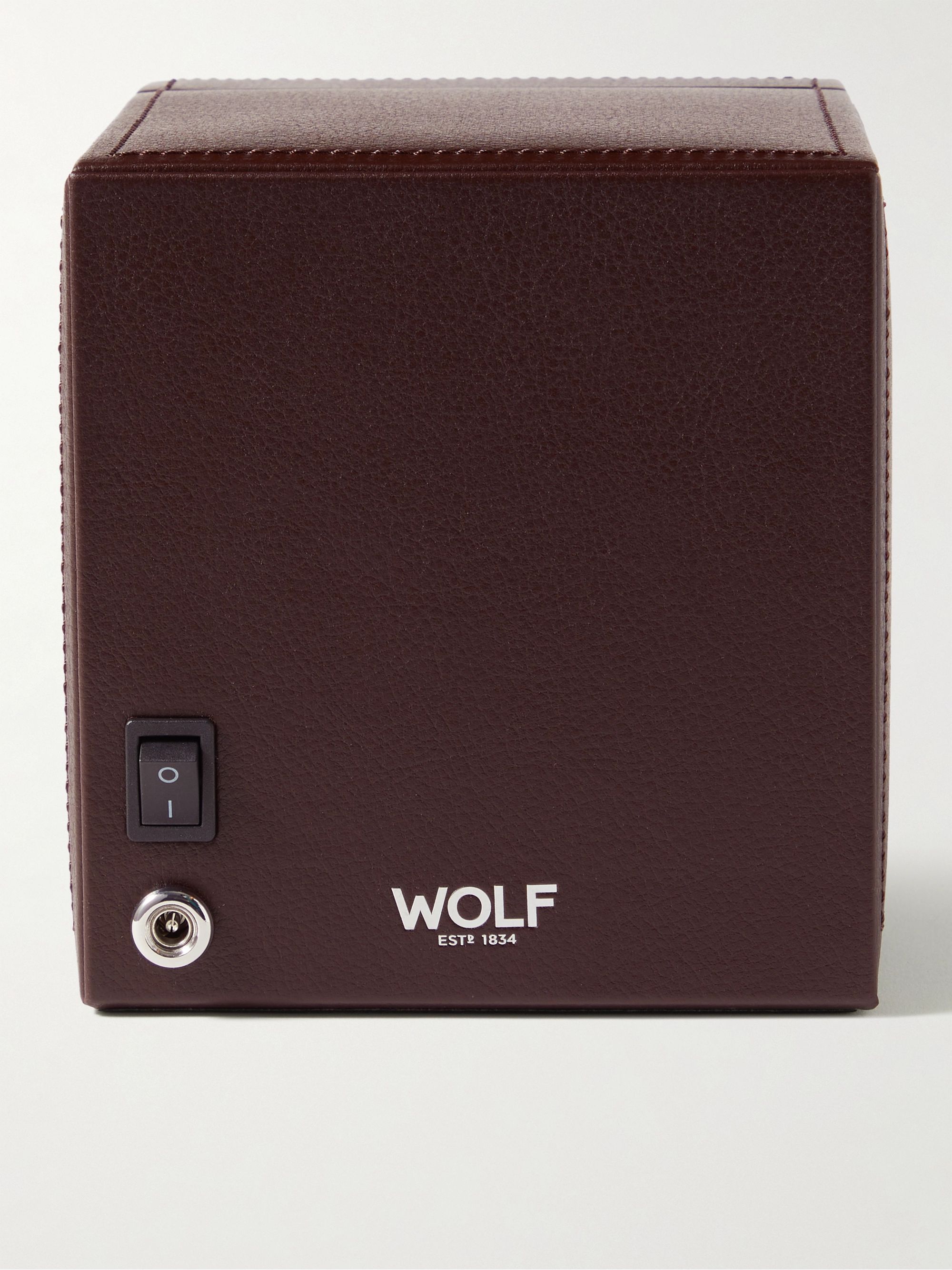 WOLF Cub Full-Grain Vegan Leather Single Watch Winder