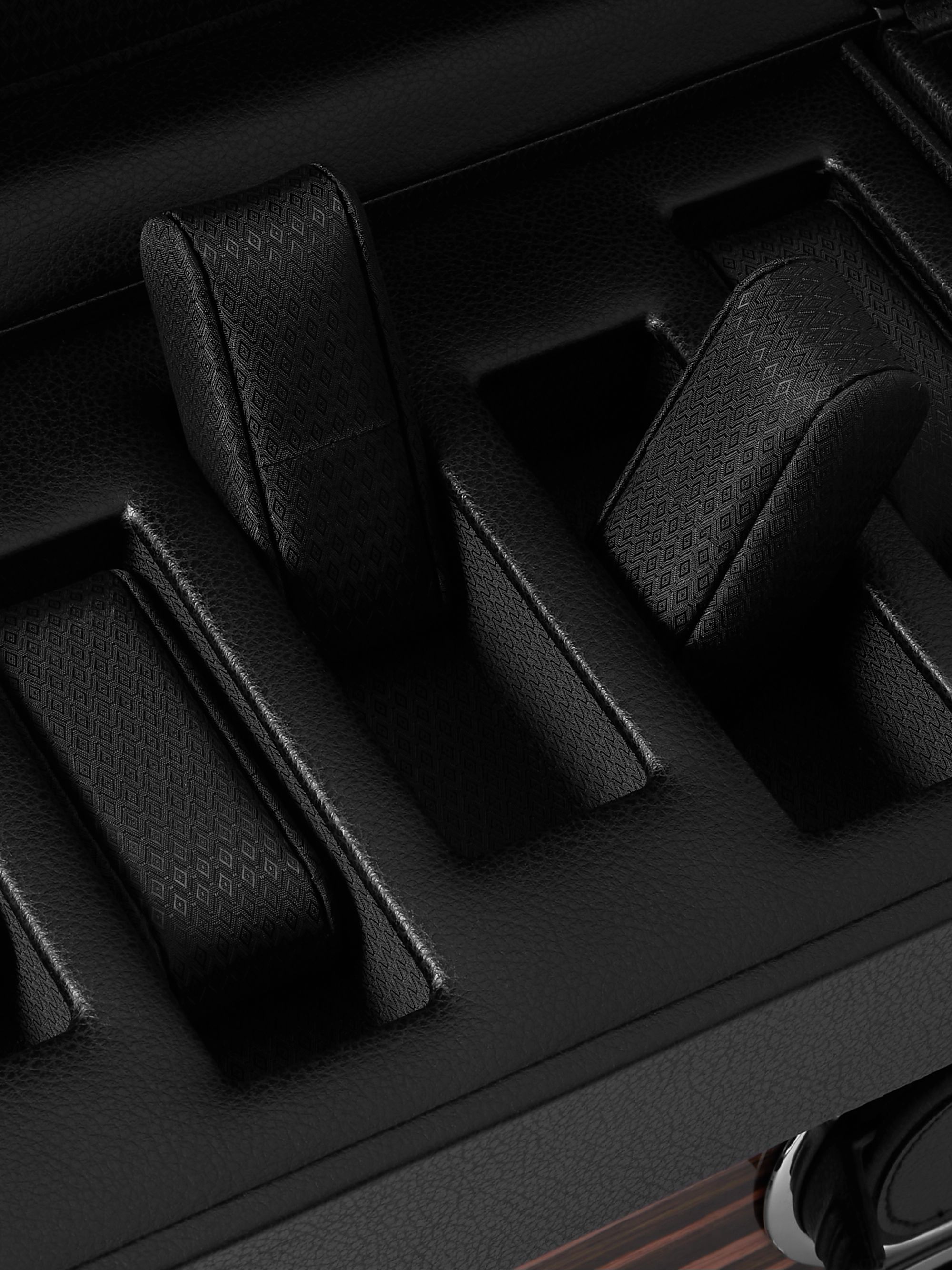 WOLF Roadster Full-Grain Vegan Leather Triple Watch Winder