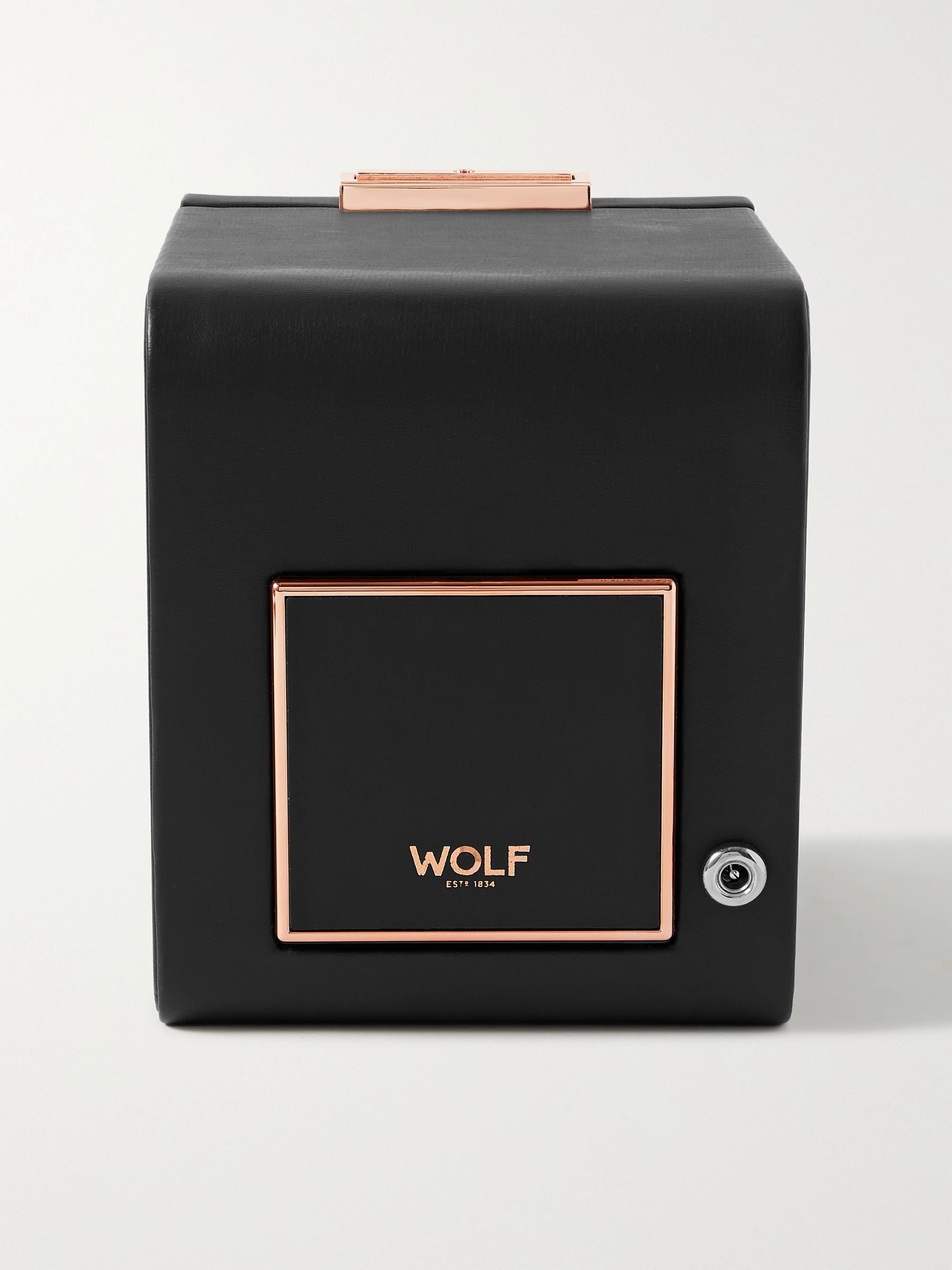 WOLF Axis Vegan Leather Single Watch Winder