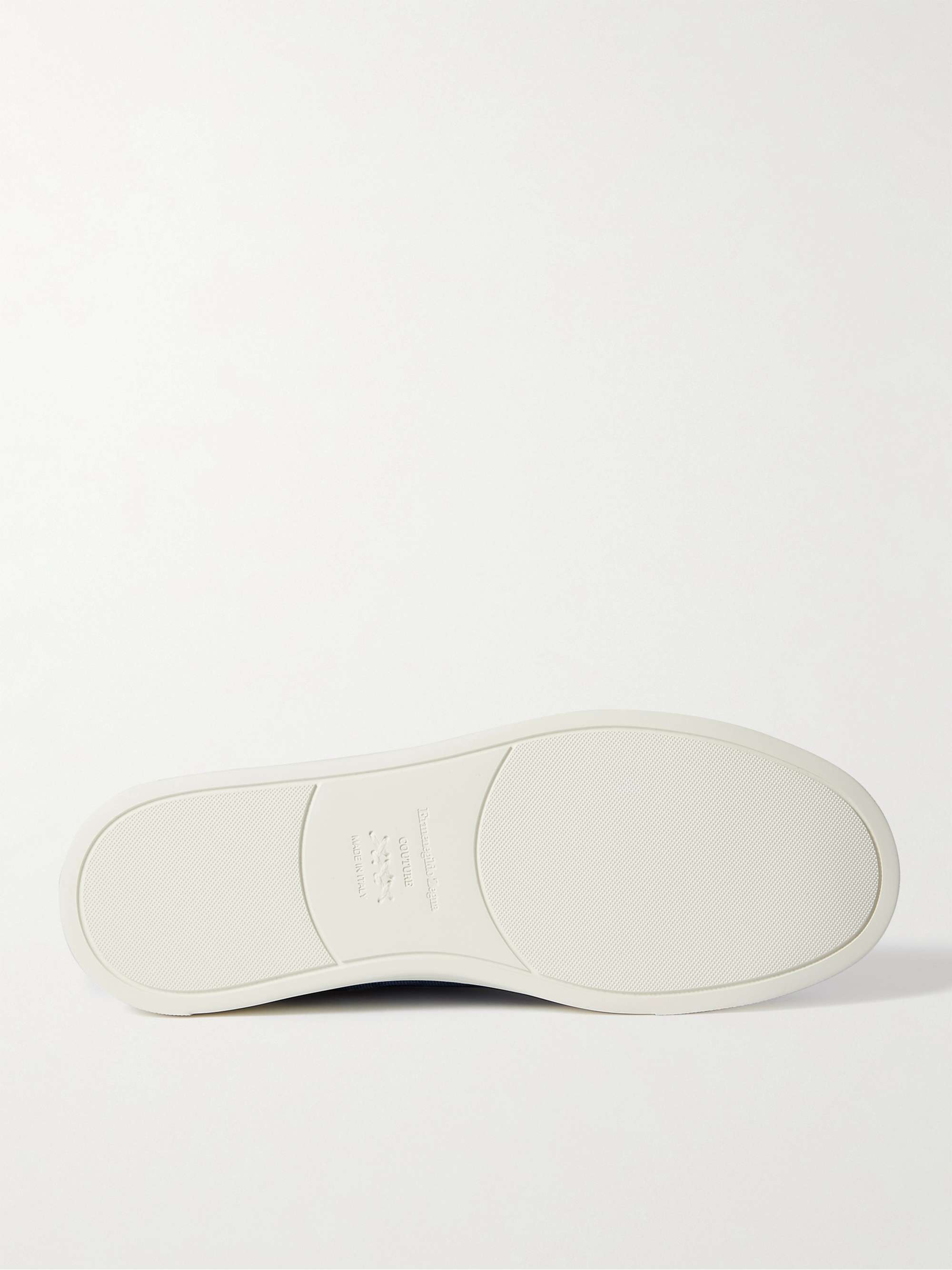 ZEGNA Cotton-Canvas Slip-On Sneakers