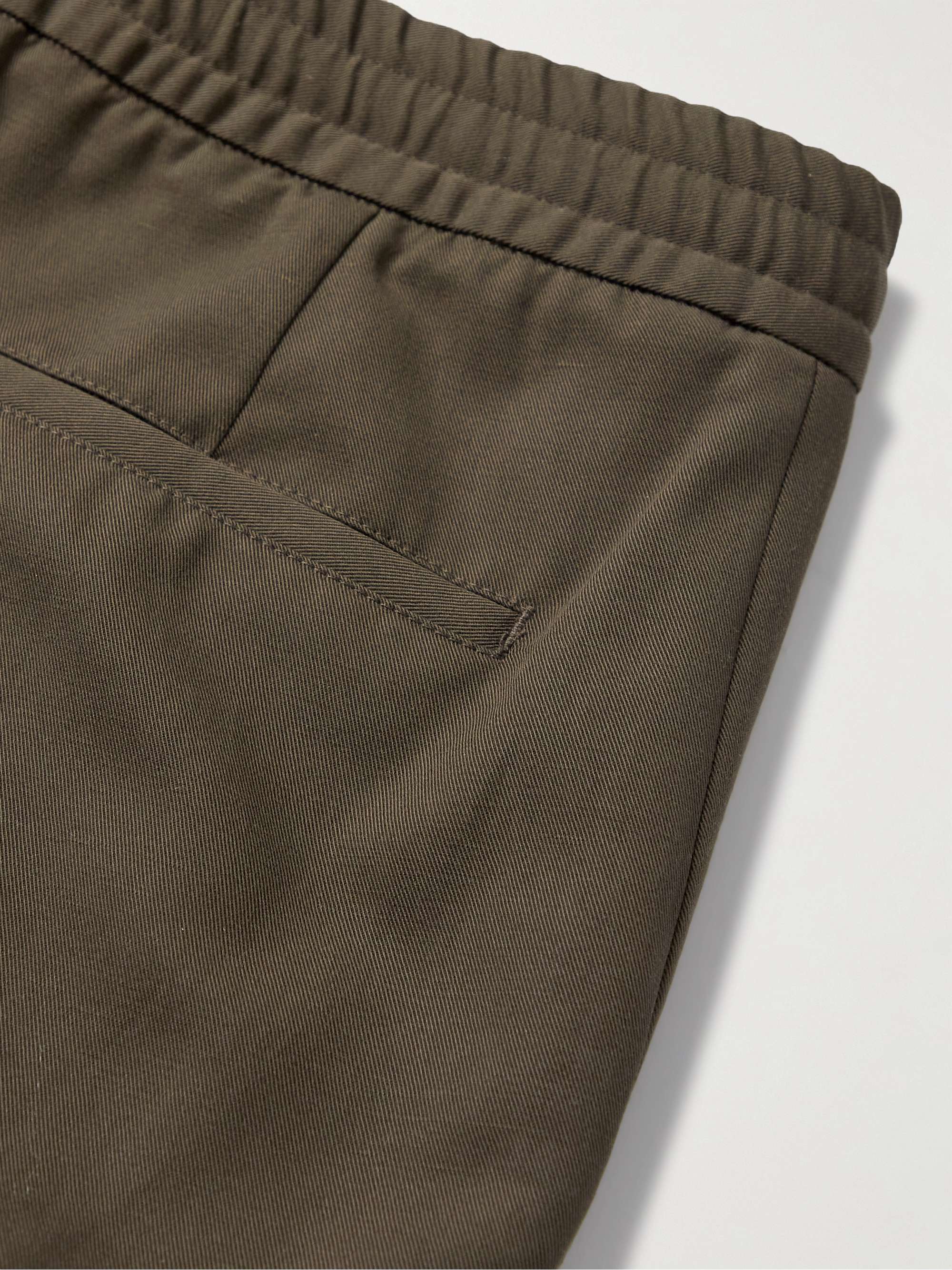 ZEGNA Slim-Fit Cotton and Linen-Blend Twill Cargo Trousers