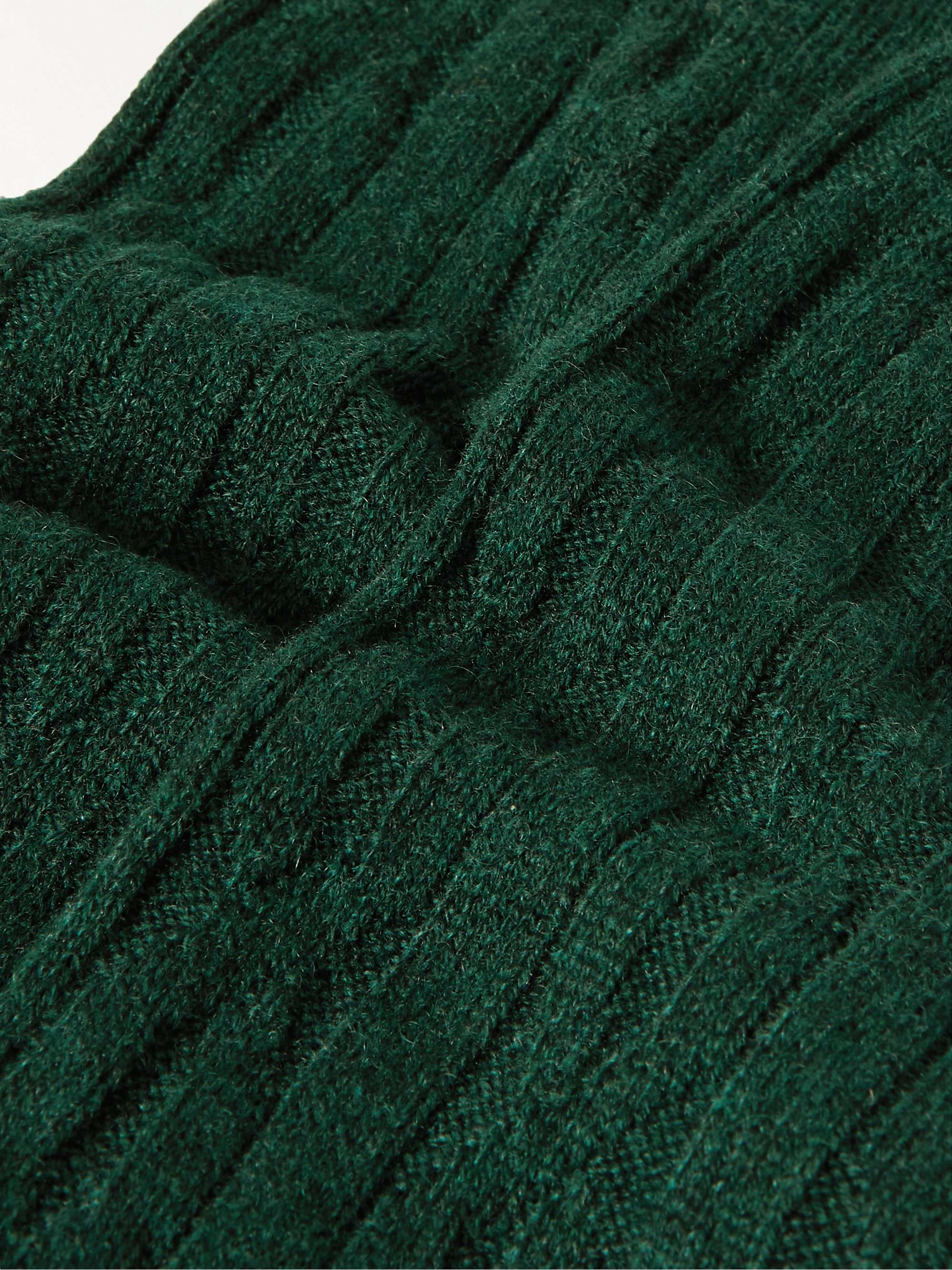 ANDERSON & SHEPPARD Cable-Knit Cashmere Socks