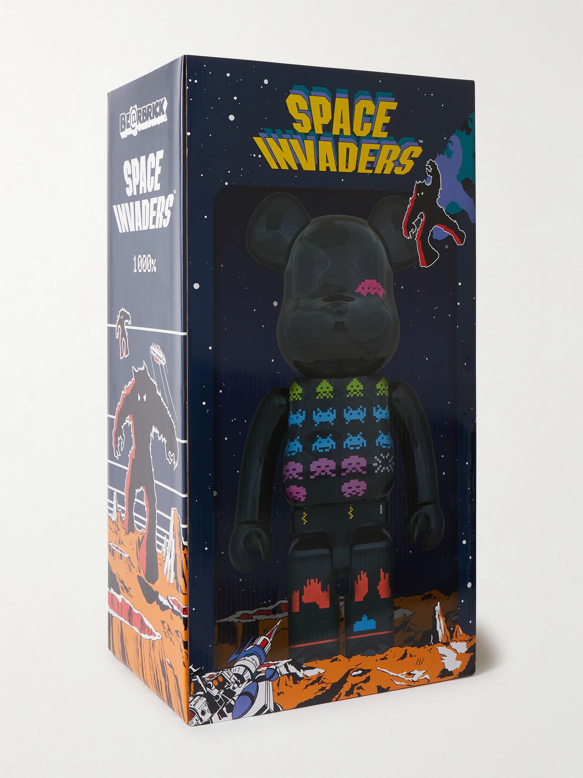 BE@RBRICK + Space Invaders 1000% Printed PVC Figurine