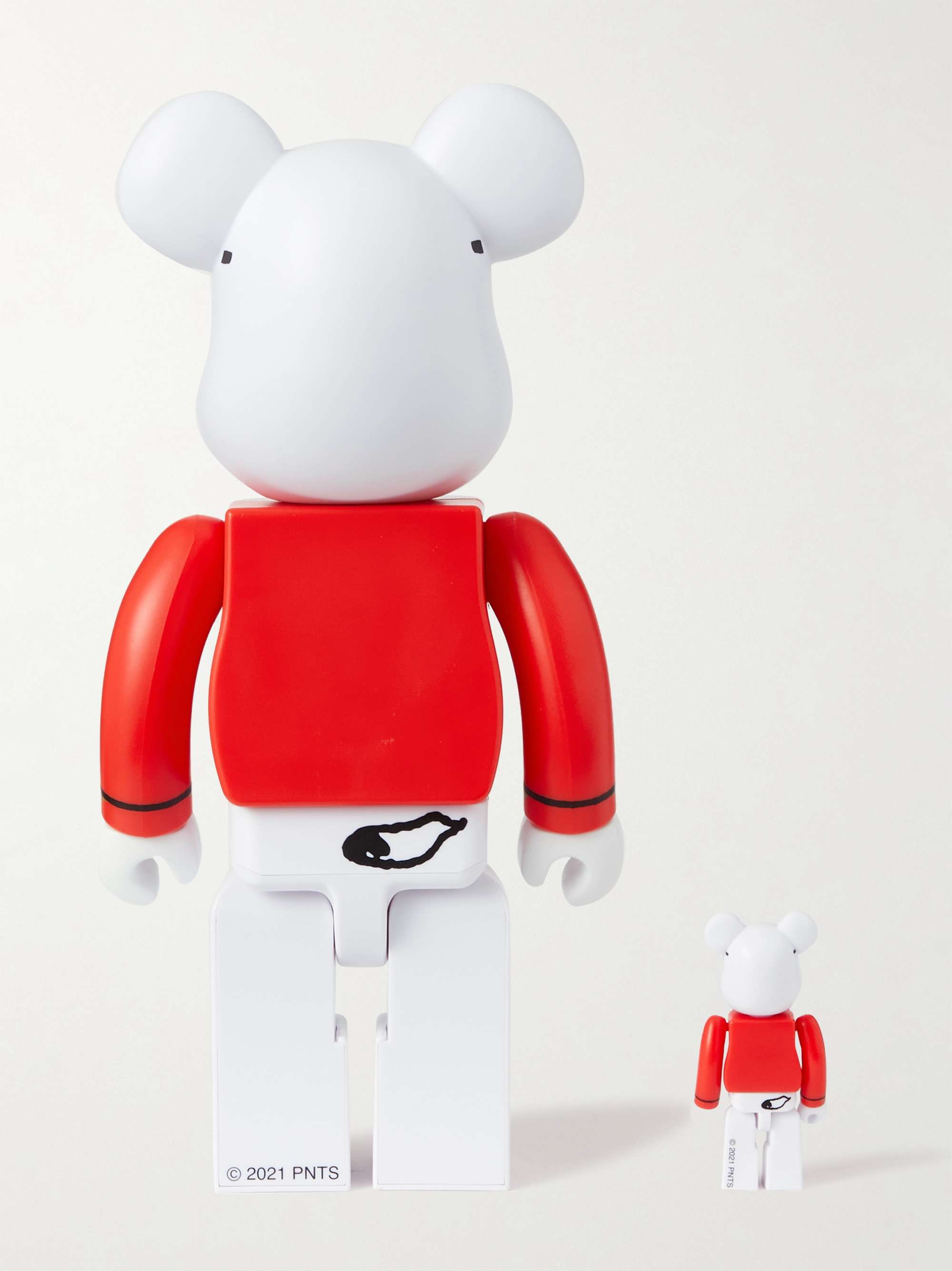 BE@RBRICK + Space Shuttle 100% + 400% Printed PVC Figurine Set