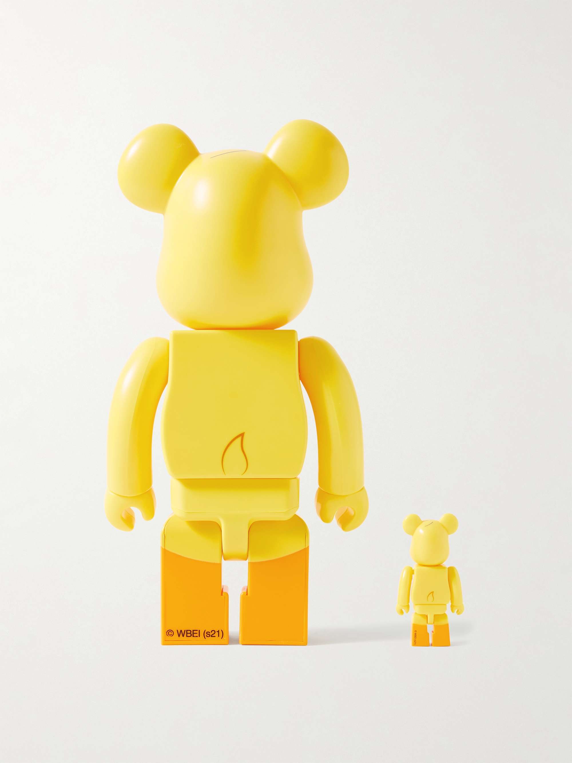 BE@RBRICK + Space Shuttle 100% + 400% Printed PVC Figurine Set