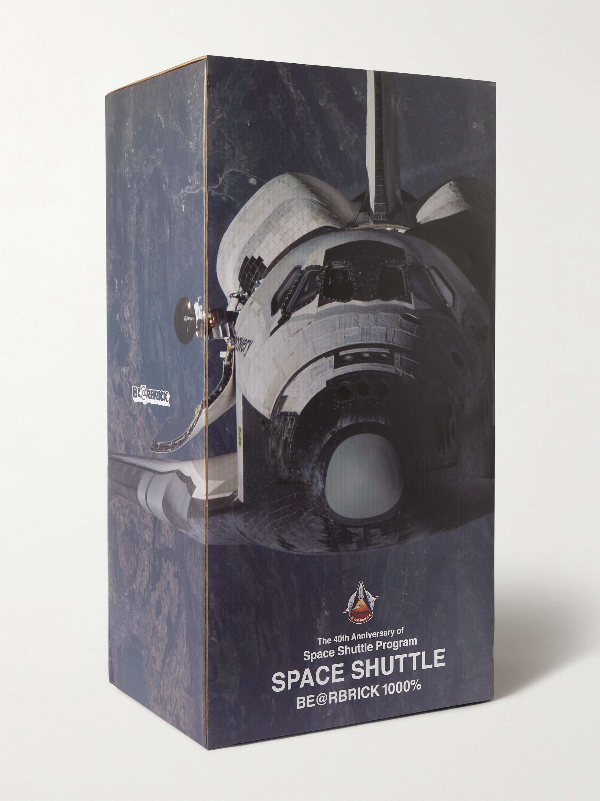 BE@RBRICK + Space Shuttle 1000% Printed PVC Figurine | MR PORTER