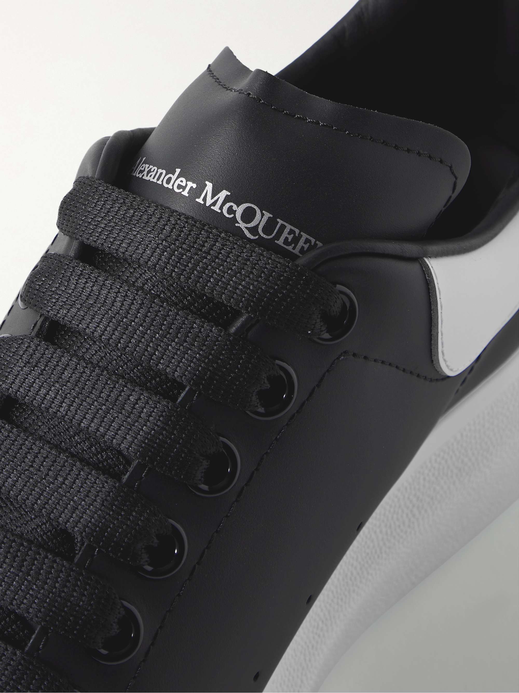 ALEXANDER MCQUEEN Exaggerated-Sole Leather Sneakers