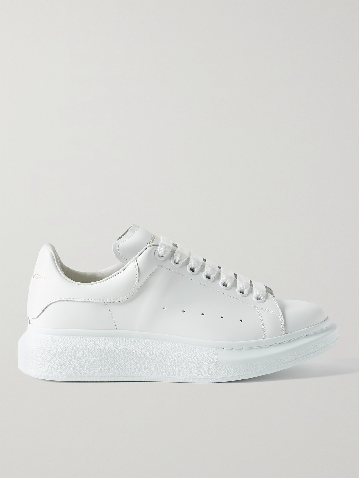 Alexander McQueen Exaggerated-Sole Leather Sneakers - Men